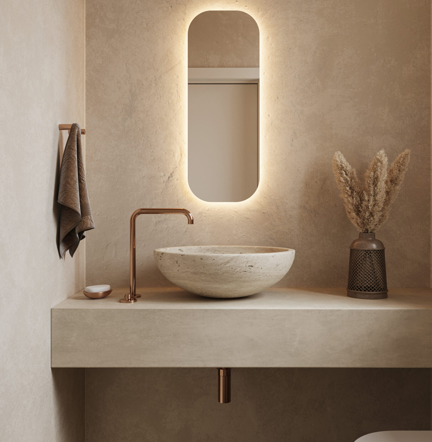 HIPP-Design SPV T03 toiletspiegel 30x80 cm