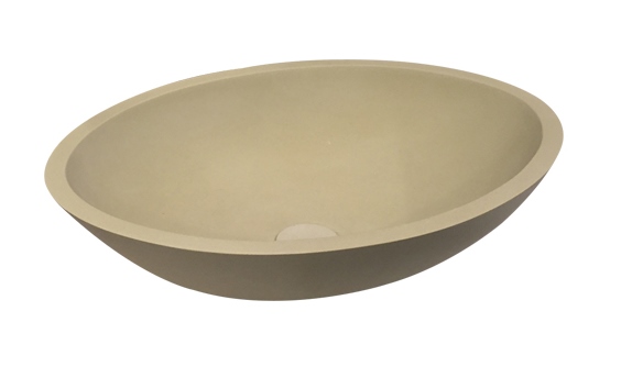 Best-Design "Epona-Sand" opbouw waskom "Just-Solid" 52 cm