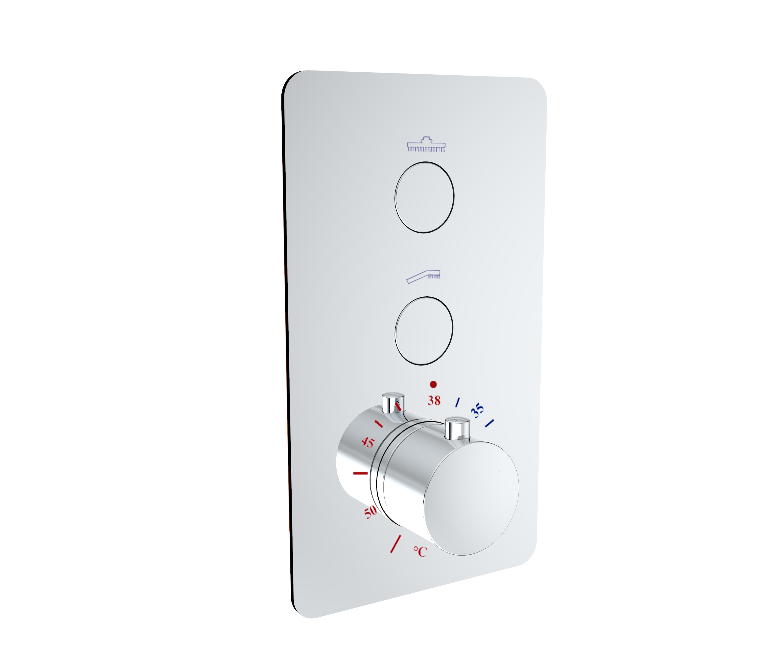 Best-Design frontplaat zonder temperatuurknop tbv. "Clic-Elsdorf"