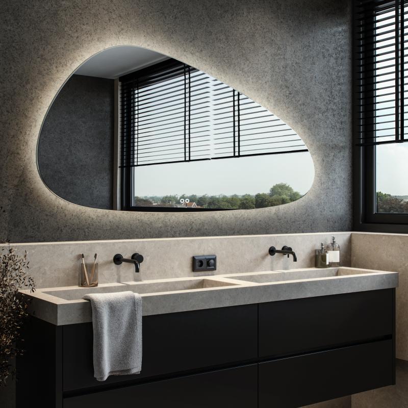 HIPP-Design SPV 13600 spiegel organisch 100x60 cm (links of rechts)