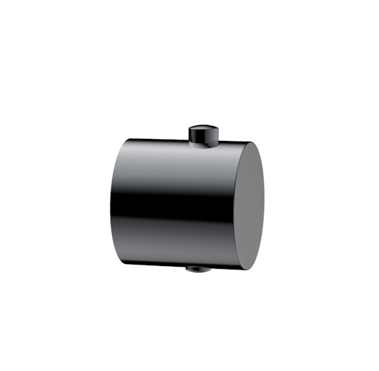 Best-Design thermostaatknop voor thermostatische regendouche-opbouwset gunmetal