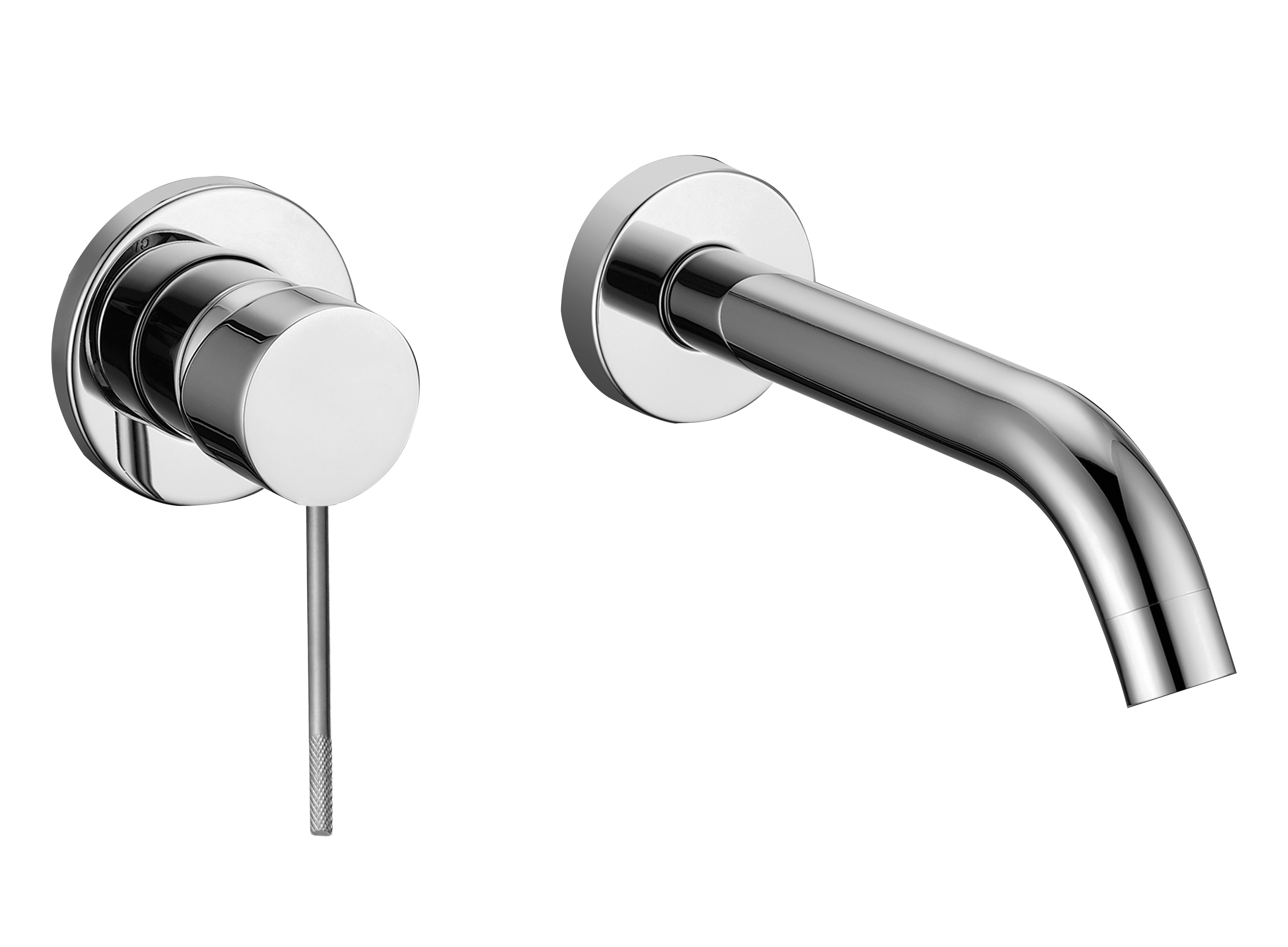 Best-Design "Chrome-Decorata" inbouw-wandmengkraan uitl=20cm chroom
