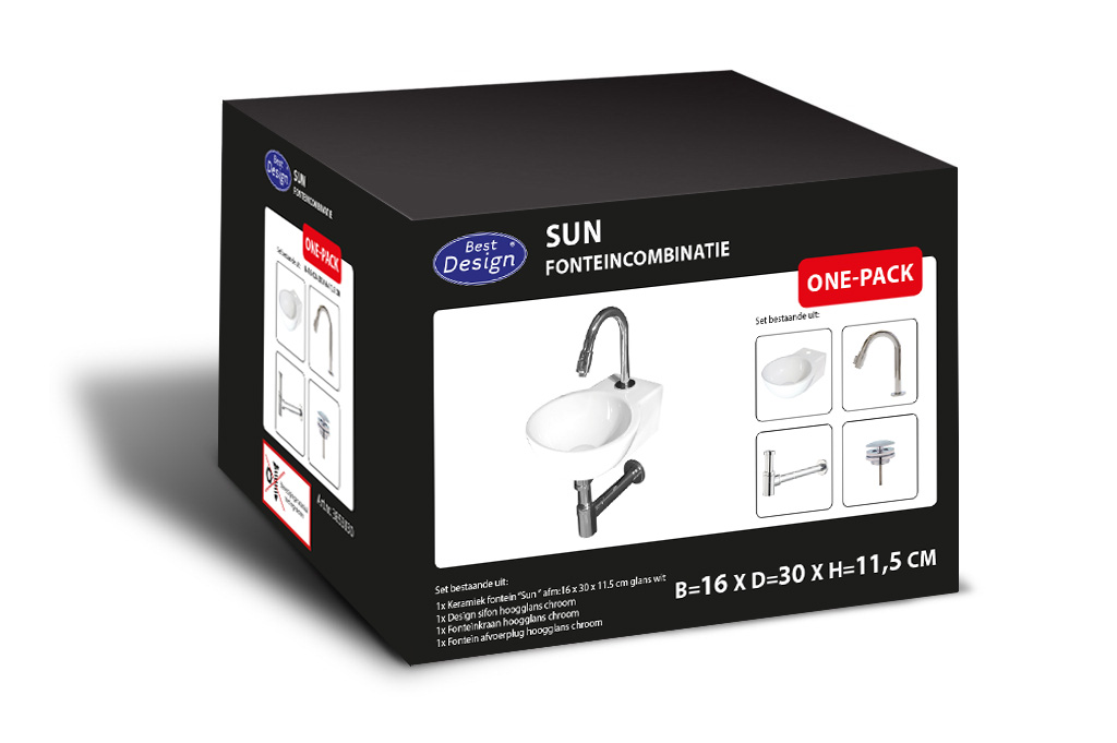 Best-Design "One Pack" fonteincombinatie "Sun"