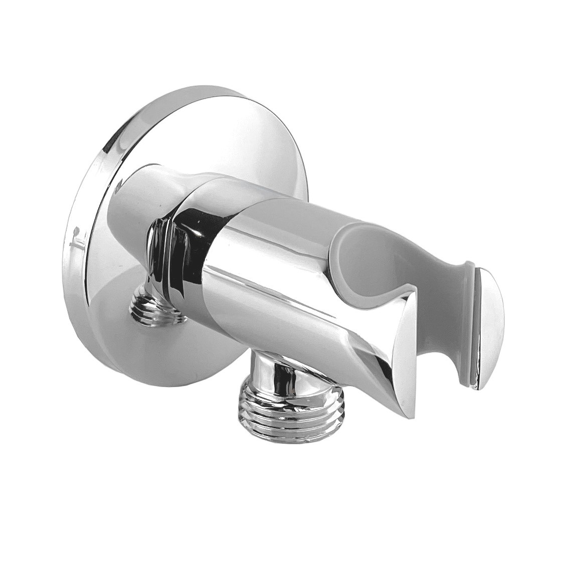 Best-Design "Luxe-Round" opsteek muuraansluiting chroom