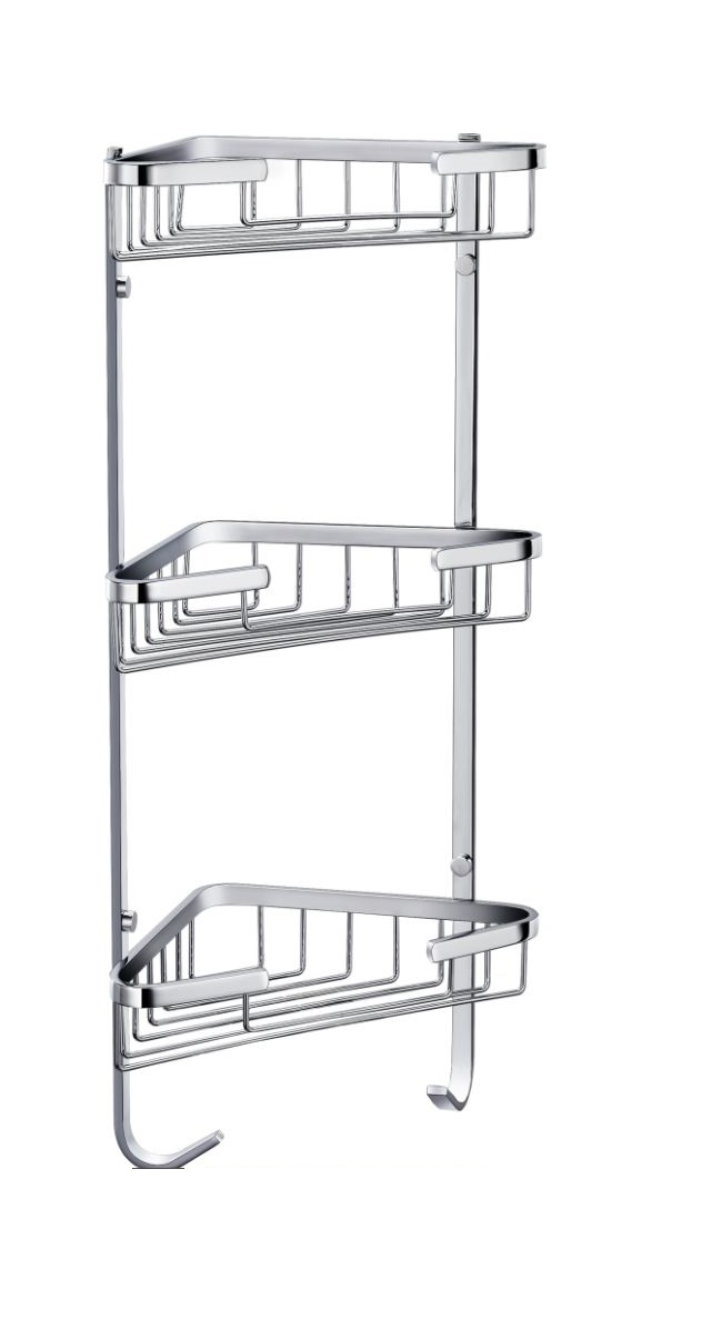Best-Design "Rome-Buron" hoek-doucheopbergrek 3-schaps