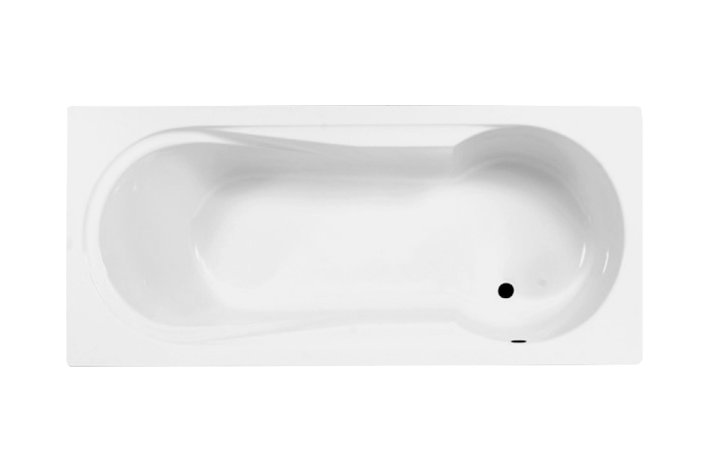 Best-Design "Bob" bad met douchegedeelte 180x80x42cm zonder poten