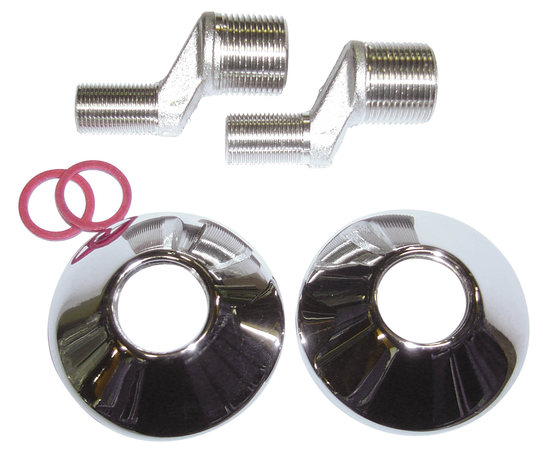 Best-Design Paar S-koppeling 3/4'' x 3/8'' tbv.15>12 cm + rozetten