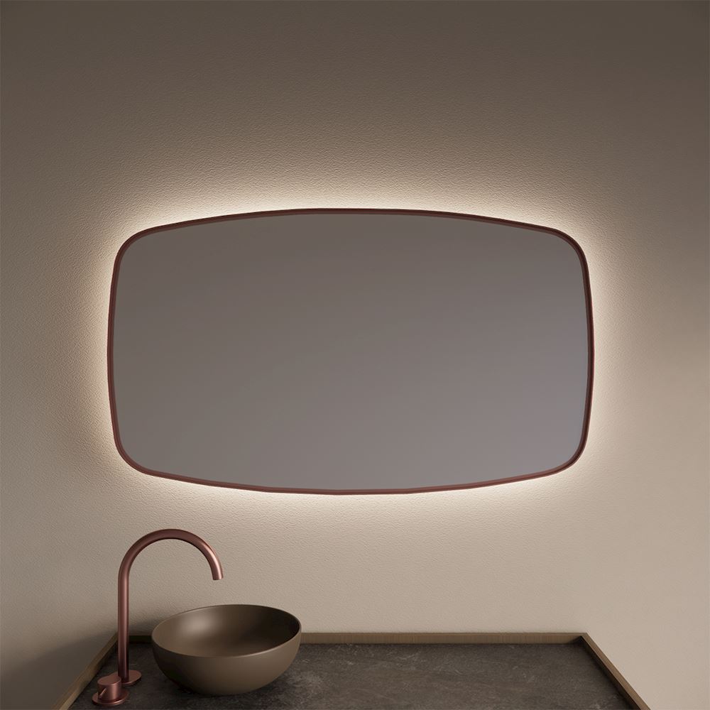 Spiegel Epos Horizontaal Koper Rosé 100 x 60 cm
