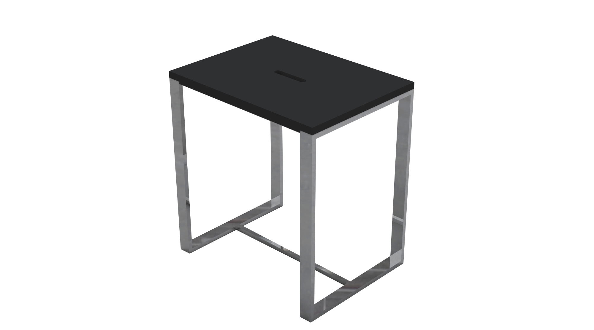 Best-Design "Faece-Black" stoel "Just-Solid-Steel" Zwart