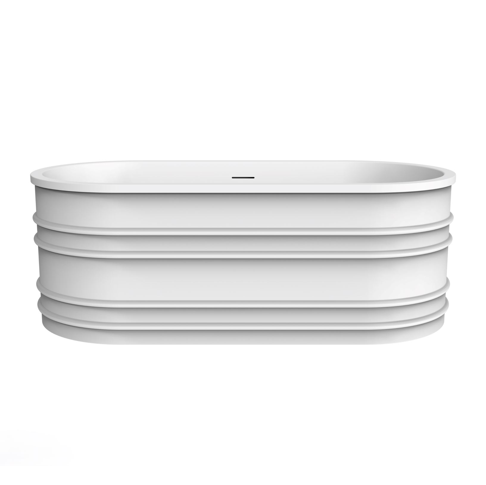 Best-Design "Drible" vrijstaand bad mat-wit 168x78x60cm
