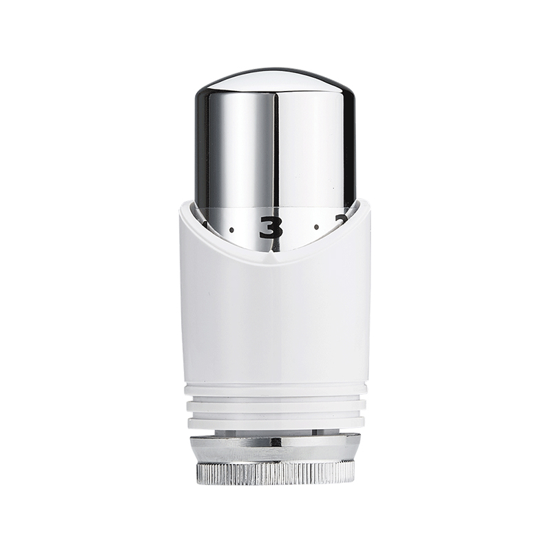 Thermostaatknop M30 wit/chroom