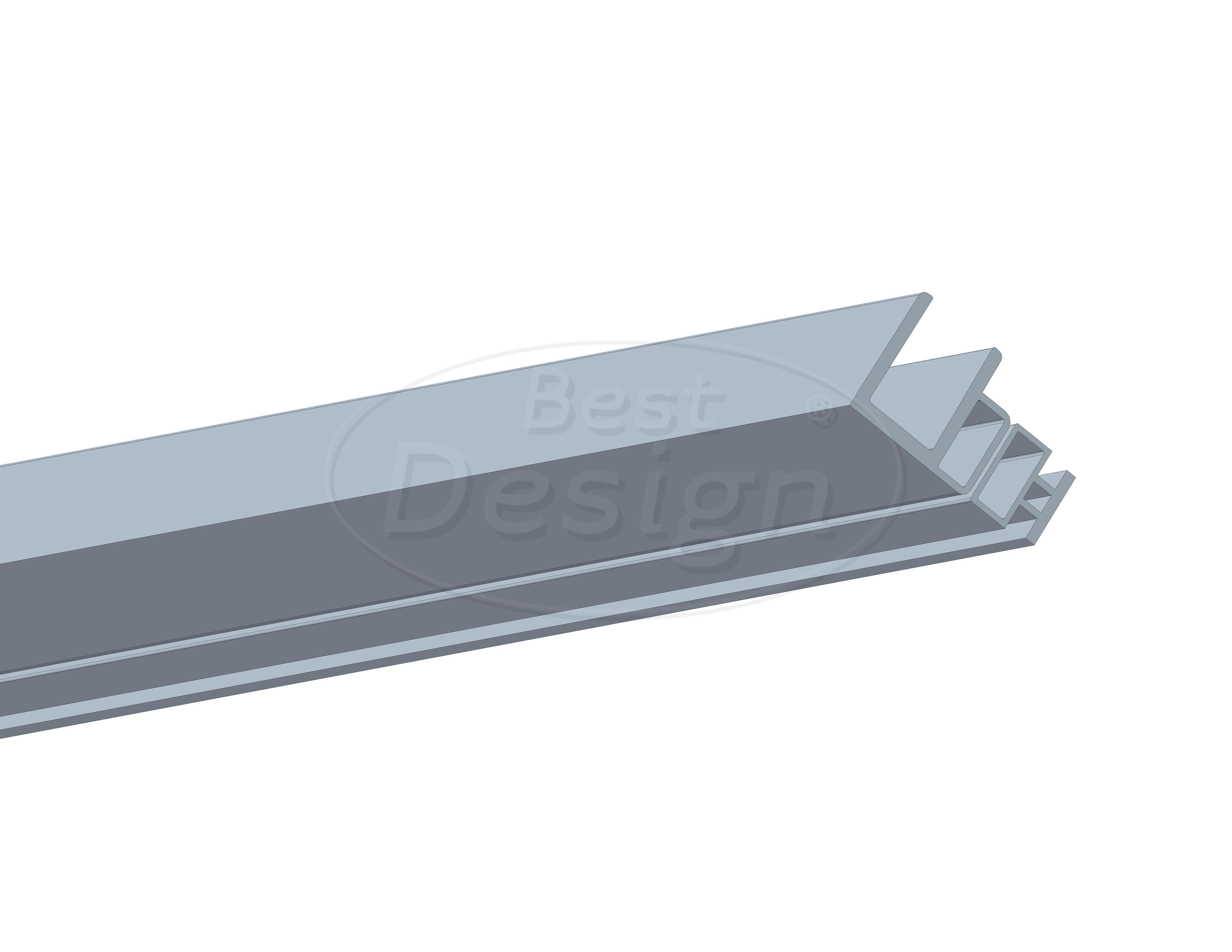 Best-Design magneetstrips set voor "Baron" Nisdeur