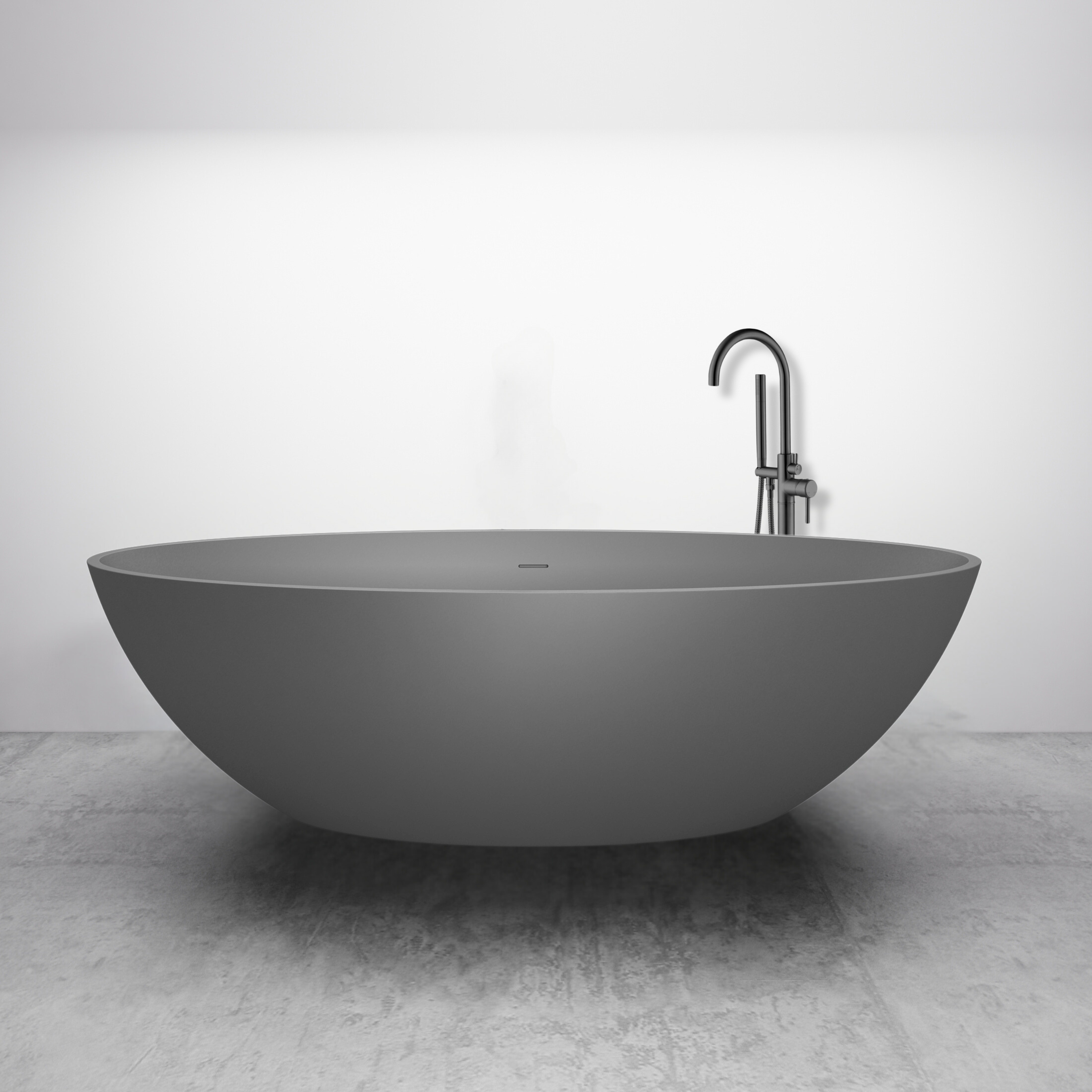 Best-Design "New-Stone" vrijstaand bad "Just-solid" 180x85x52cm