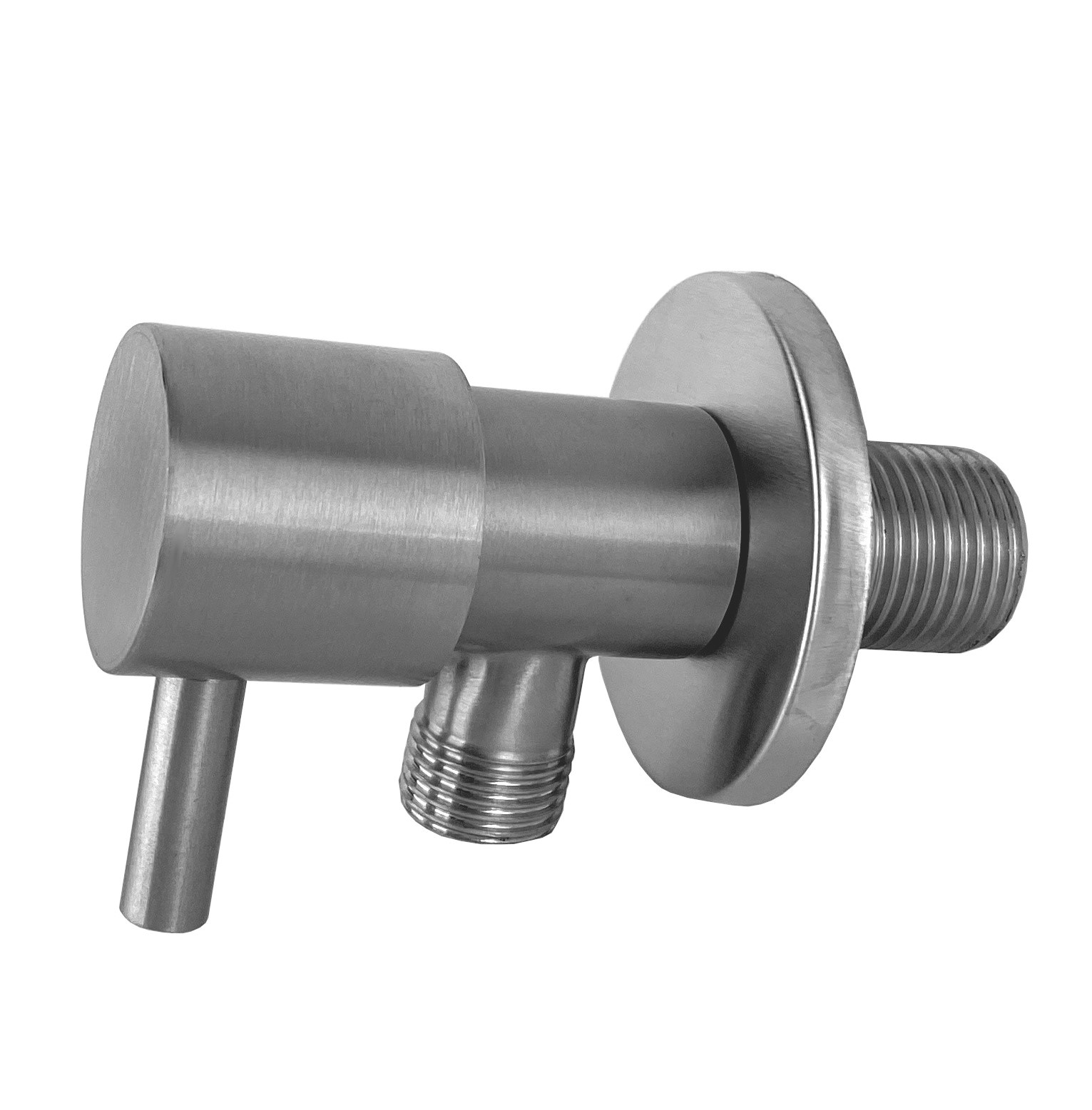 Best-Design "Ore" hoekstopkraan 1/2"x 3/8" RVS-304