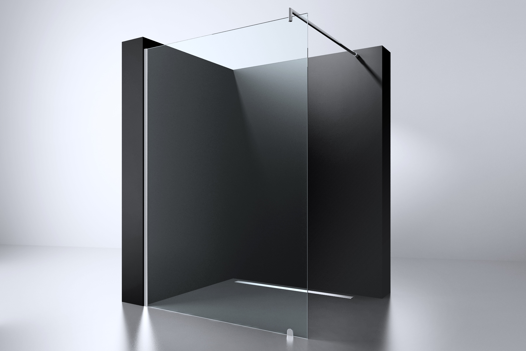 Best-Design "Erico 900" inloopdouche 87-89 cm NANO 8mm glas