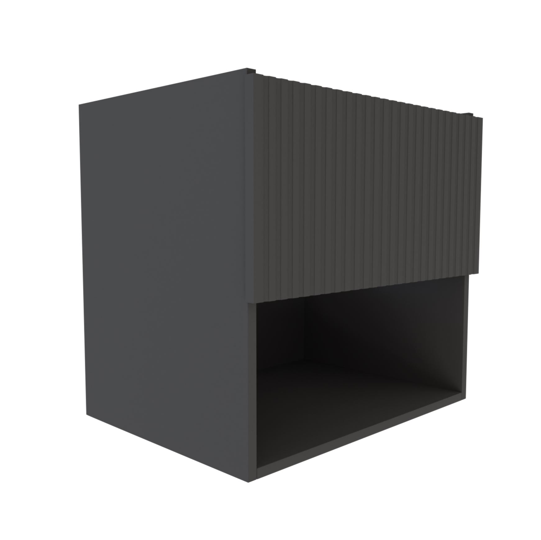 Best-Design "Rigatti-60-Black-Greeploos" meubel onderkast 60 cm