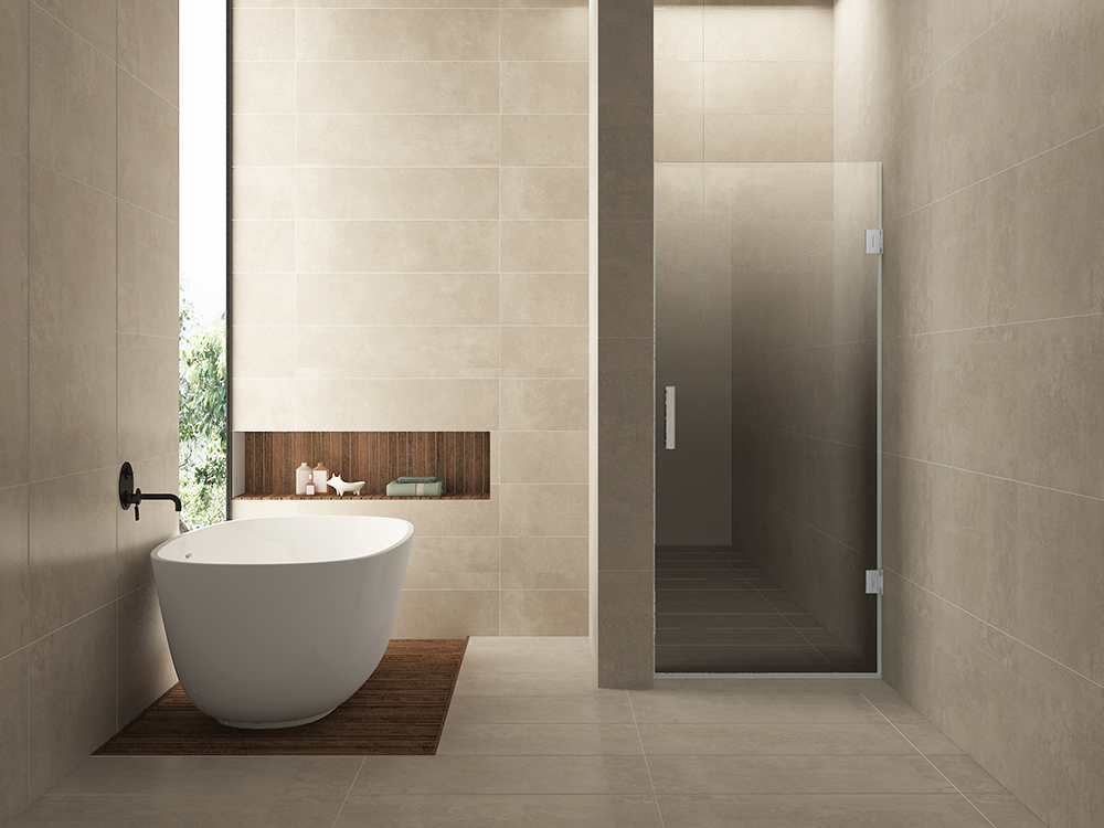 Less nisdeur rechts 800 x 2000 x 8 mm nano spiegelrook- naar helder glas/chroom