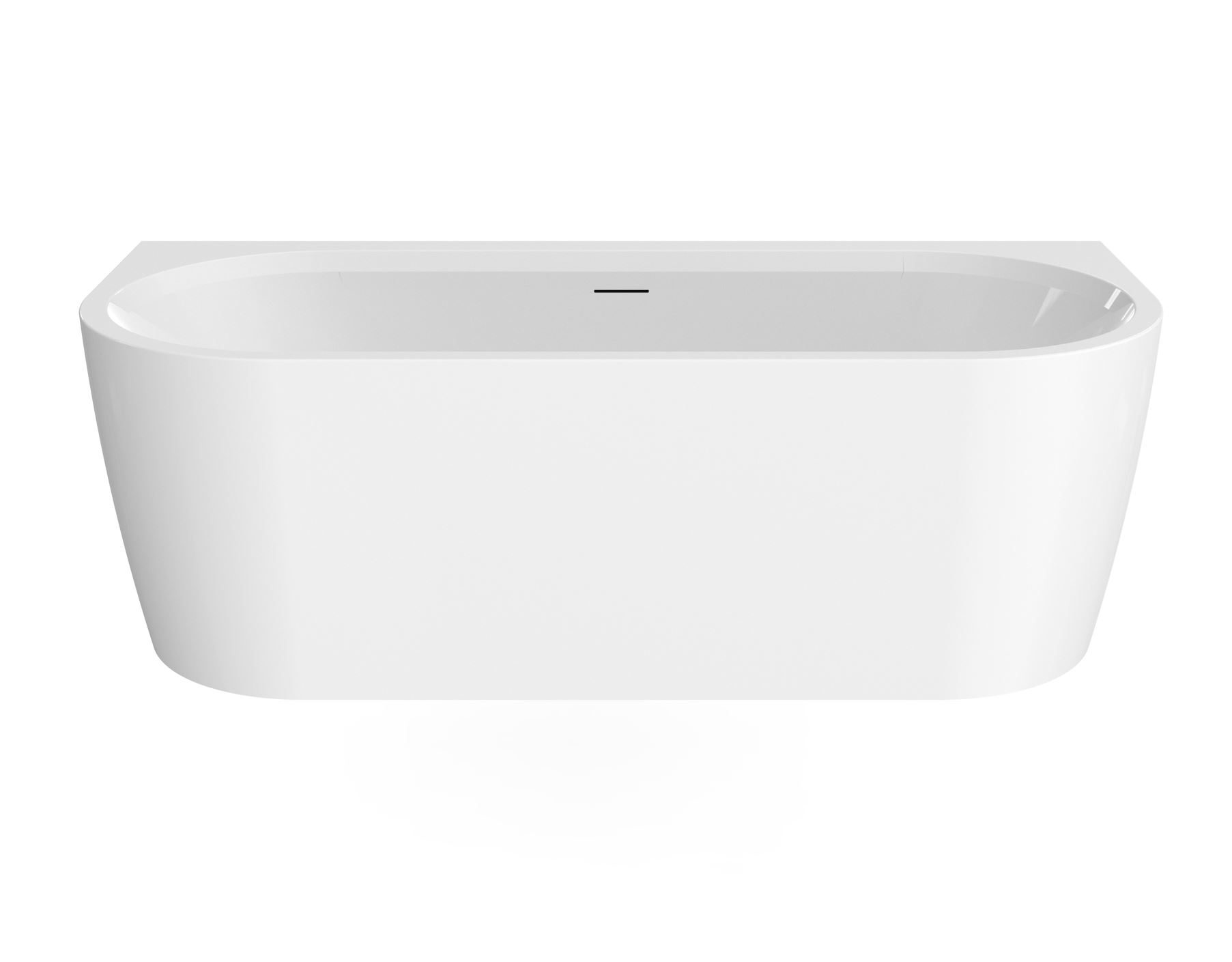 Best-Design "Bareiss" semi vrijstaand wandmodel bad 180x80x60cm