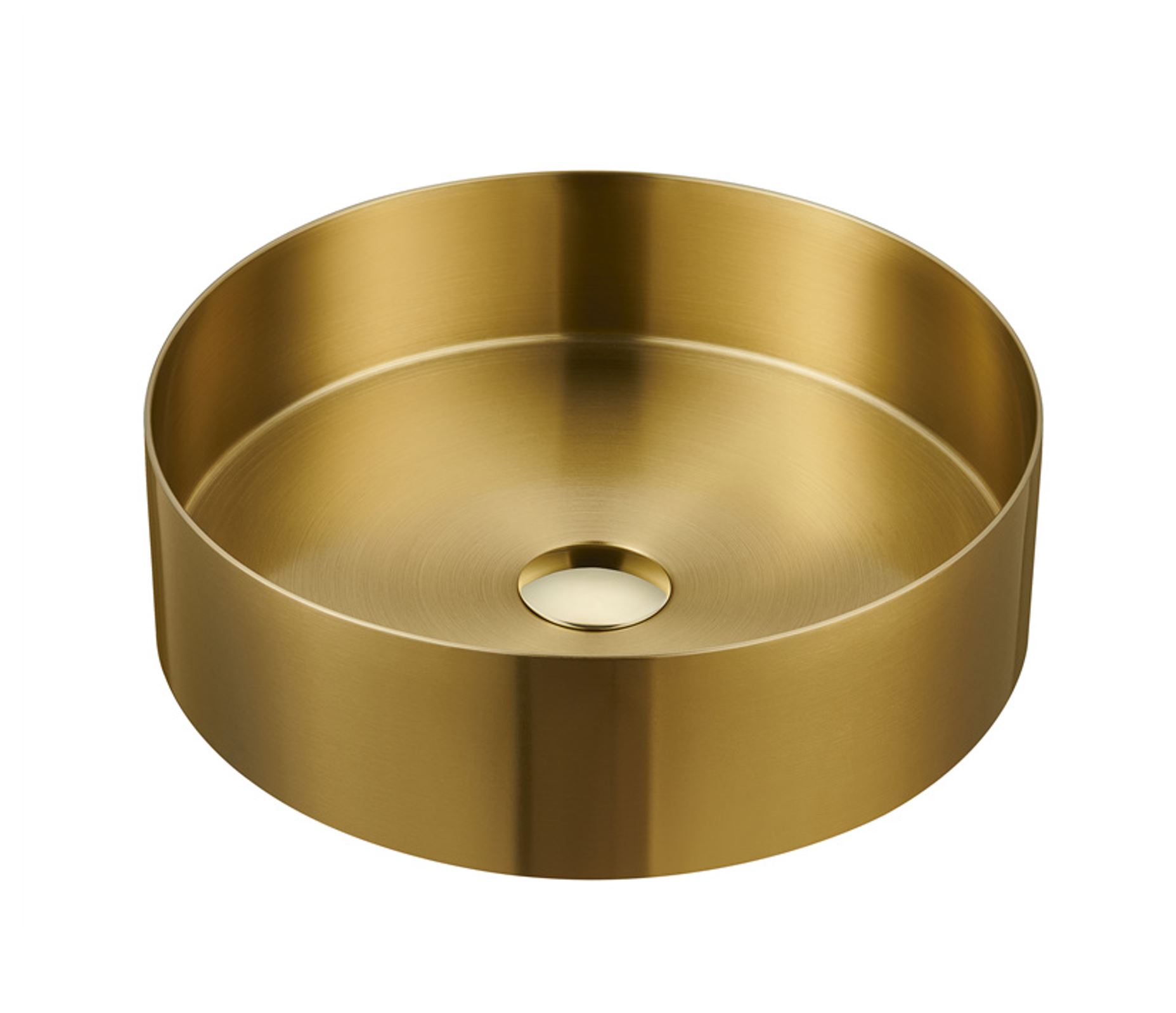 Best-Design "Saint" opbouw waskom mat-goud diam: 400 mm x 120 mm