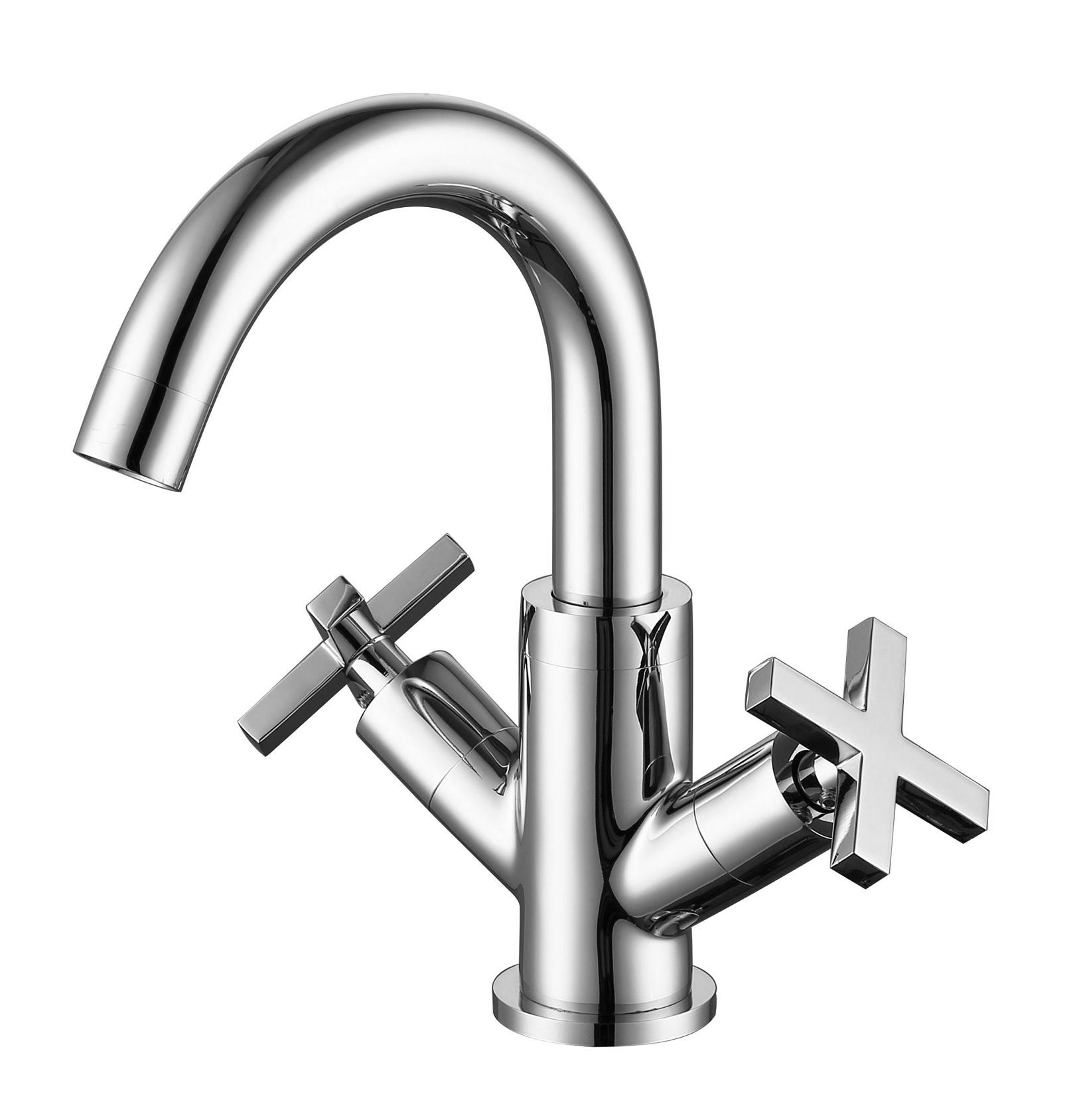 Best-Design Chrome "New-Jax" wastafelmengkraan H=22cm