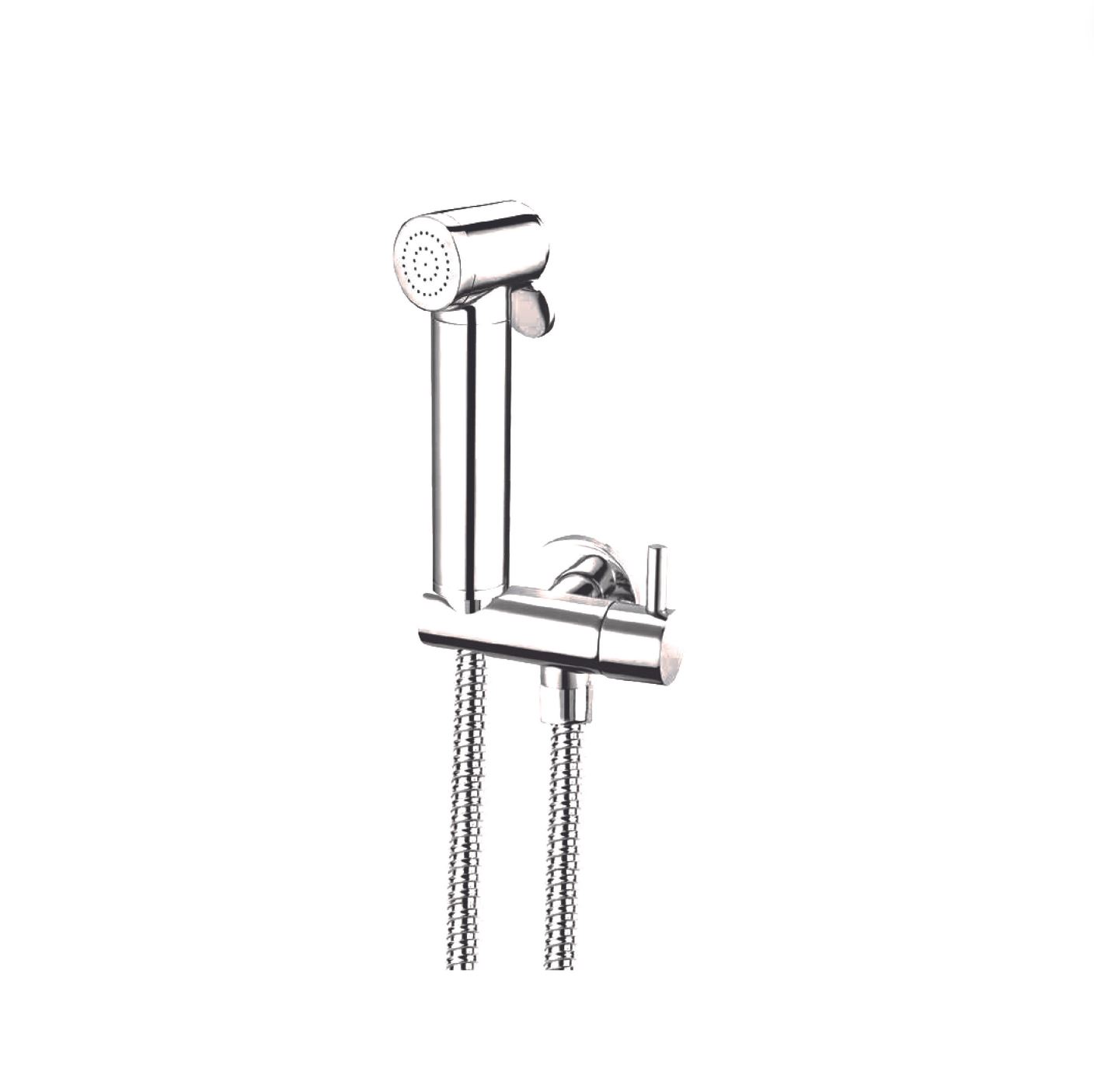 Best-Design "Chrome" Knijp-Bidet Luxe" handdouche-set