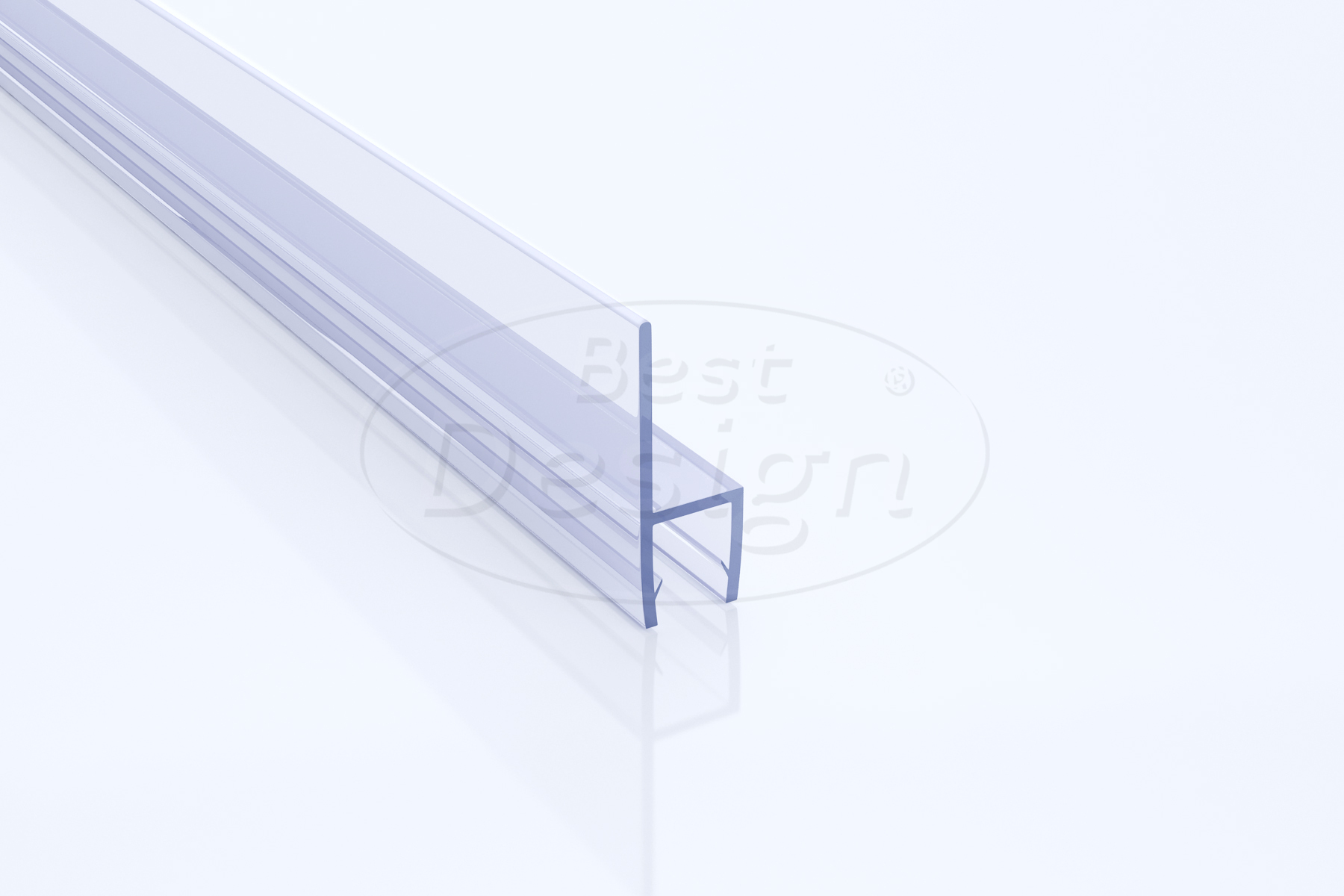 Best-Design afsluitstrip zijkant deur "Erico" voor 3875240-3875250