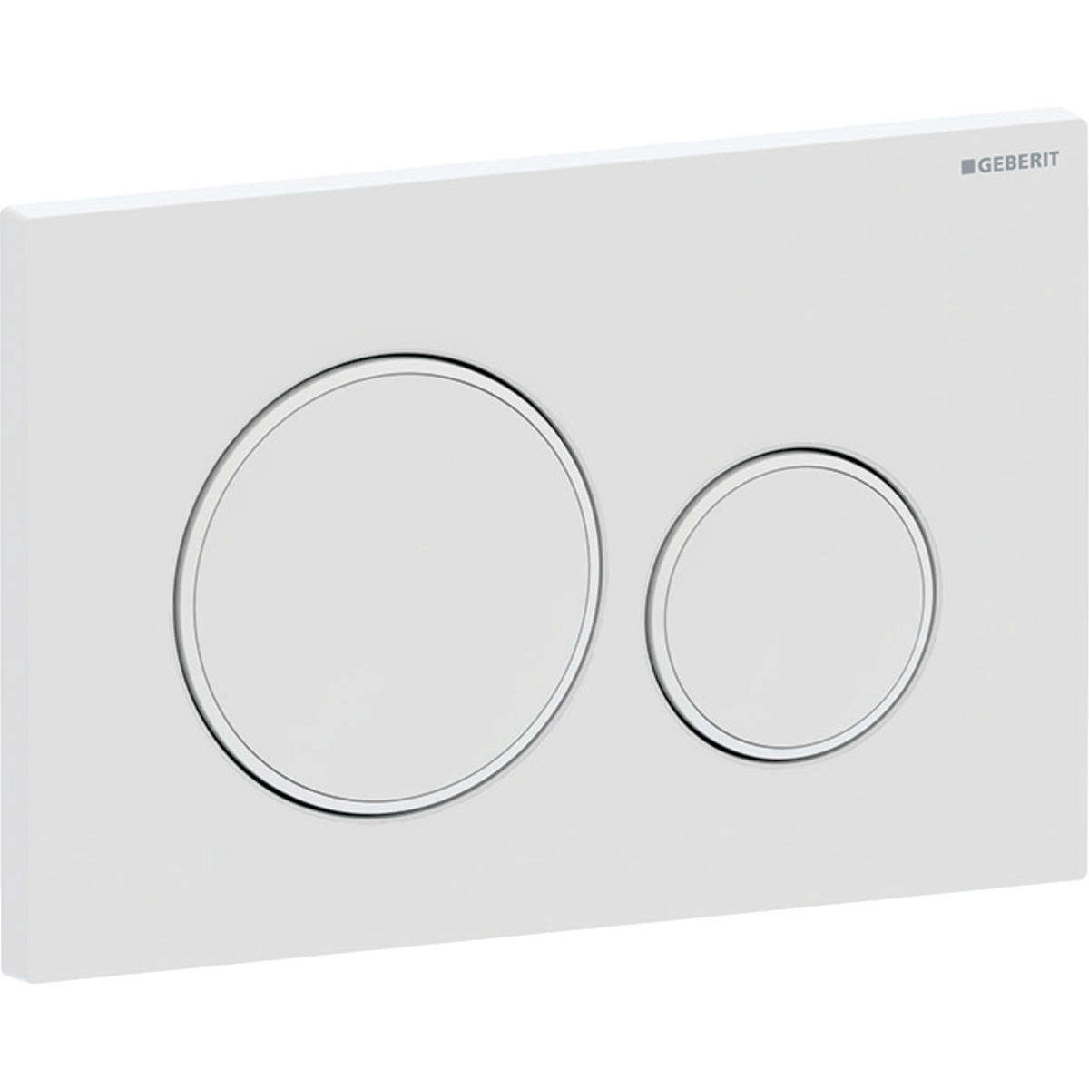 Geberit bedieningsplaten met 2-toets spoeling