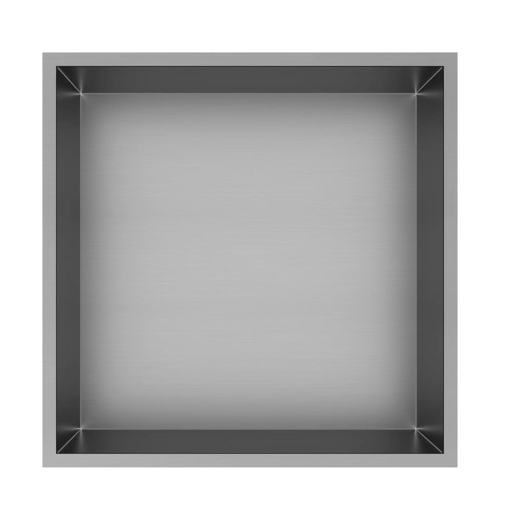 Best-Design Ore "Kaya" inbouwnis 30.5x30.5x7 cm RVS-304