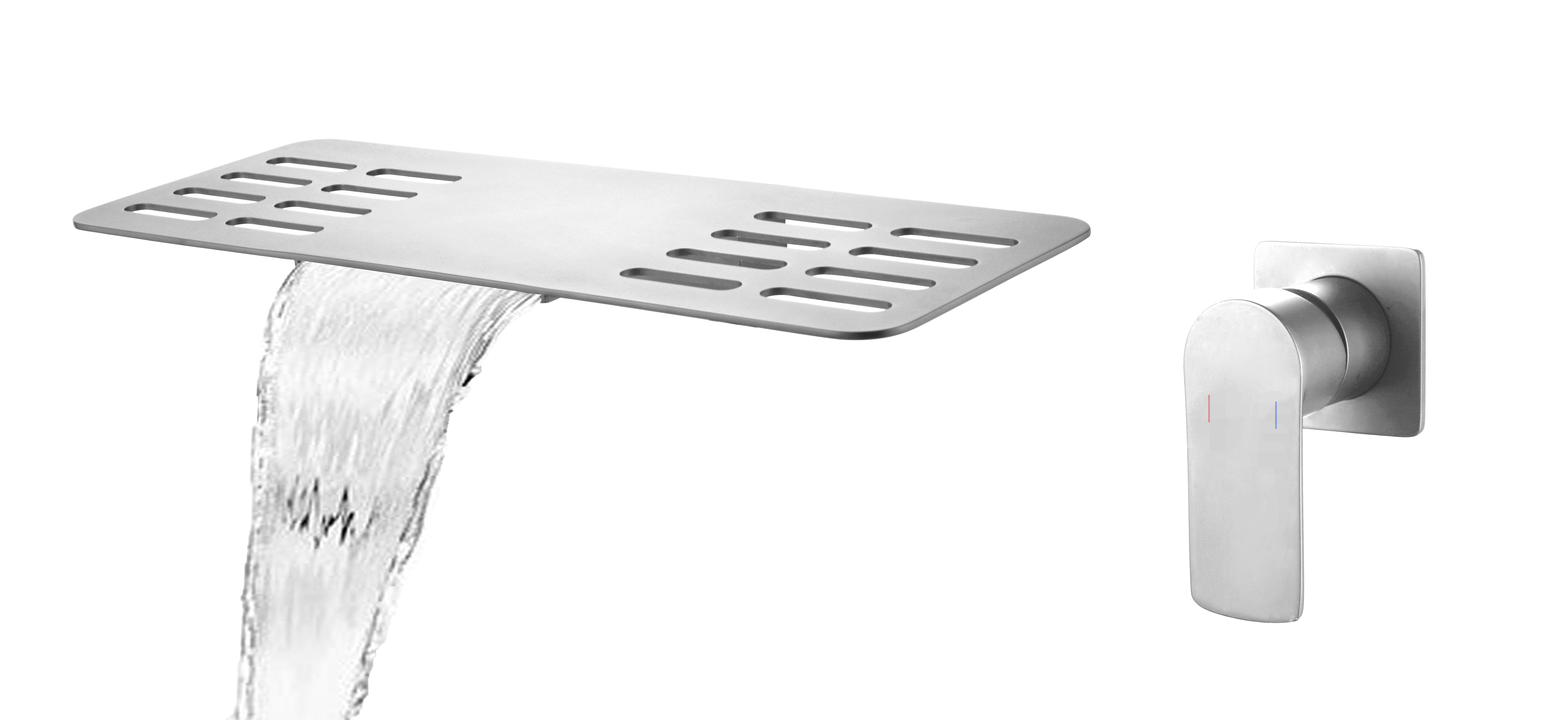 Best-Design A-Line "Emotie" Waterval-Planchet-inbouw-wandmengkraan Chroom