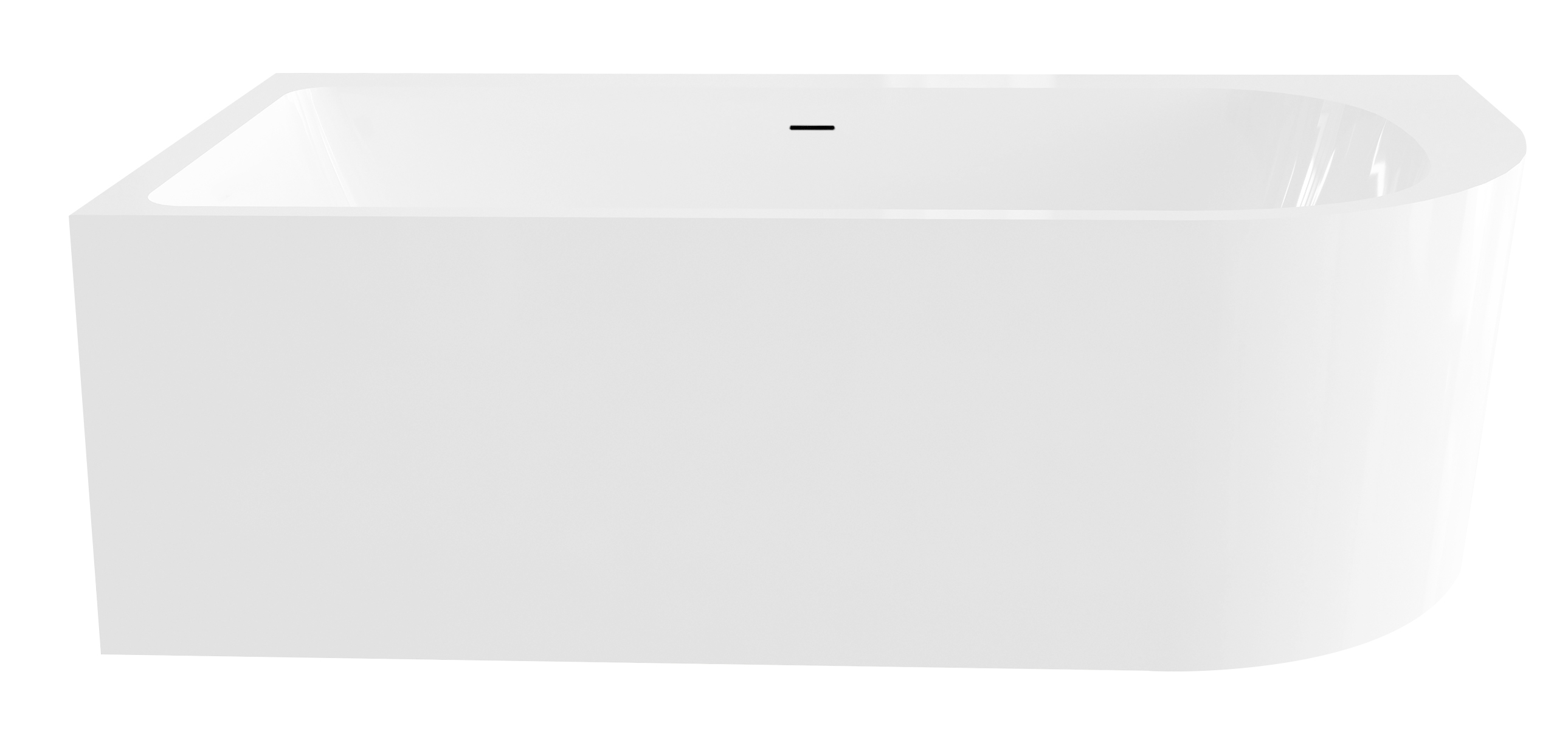 Best-Design "Munster-Links" Half Vrijstaand Hoekbad 180x80x60cm