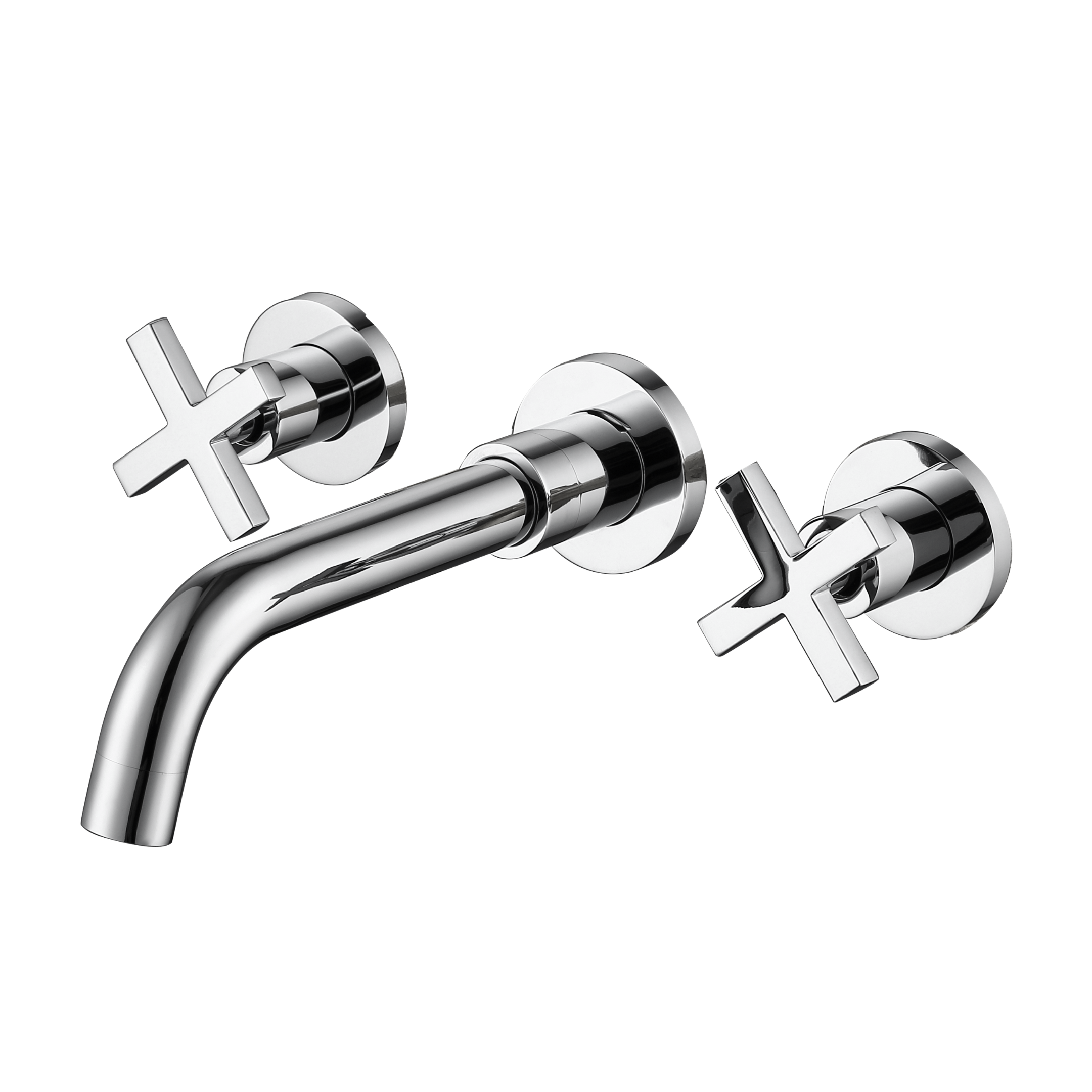 Best-Design Chrome "New-Jax" 3-gats inbouw-wandmengkraan