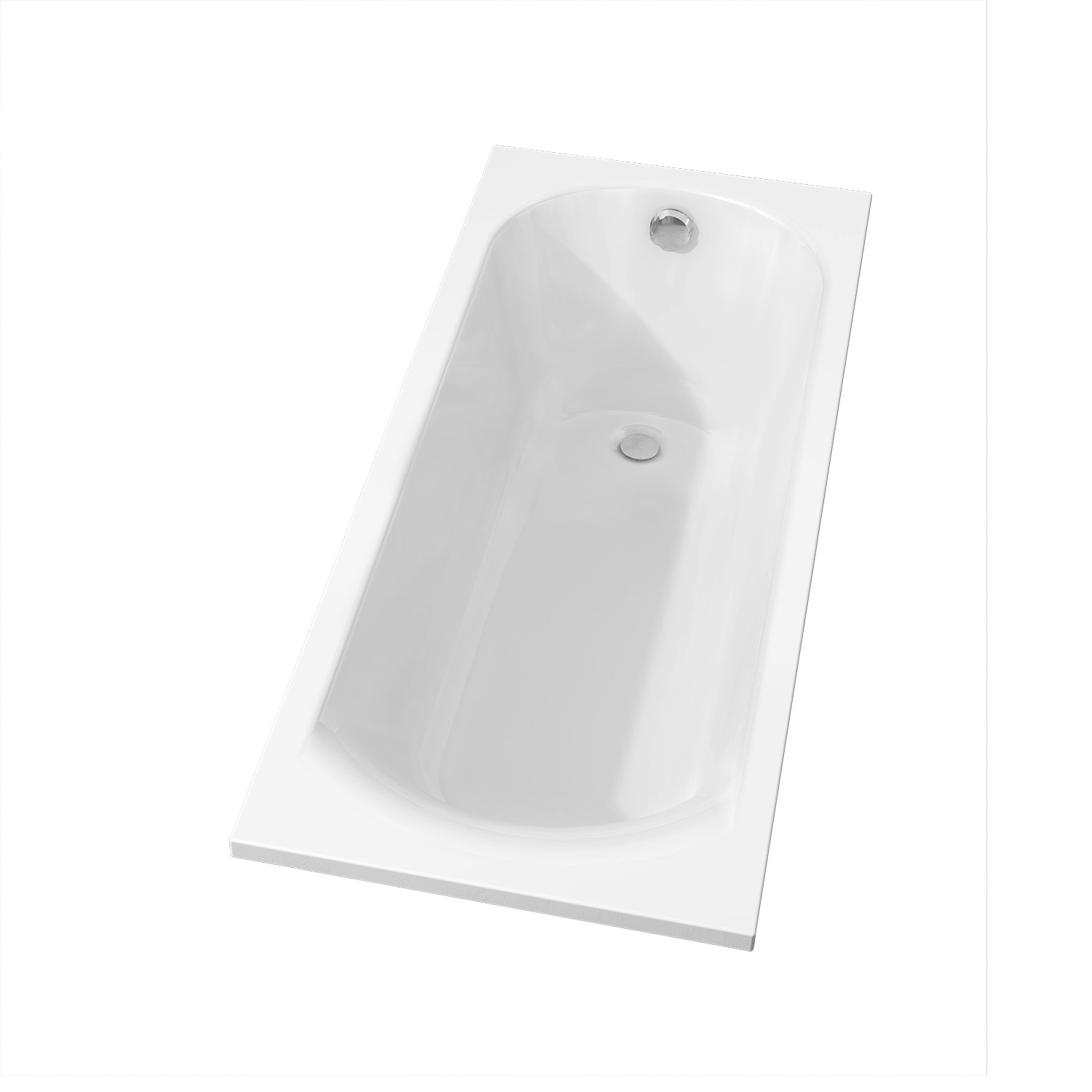 Riho Miami inbouwbad 150x70x43 cm glanzend wit