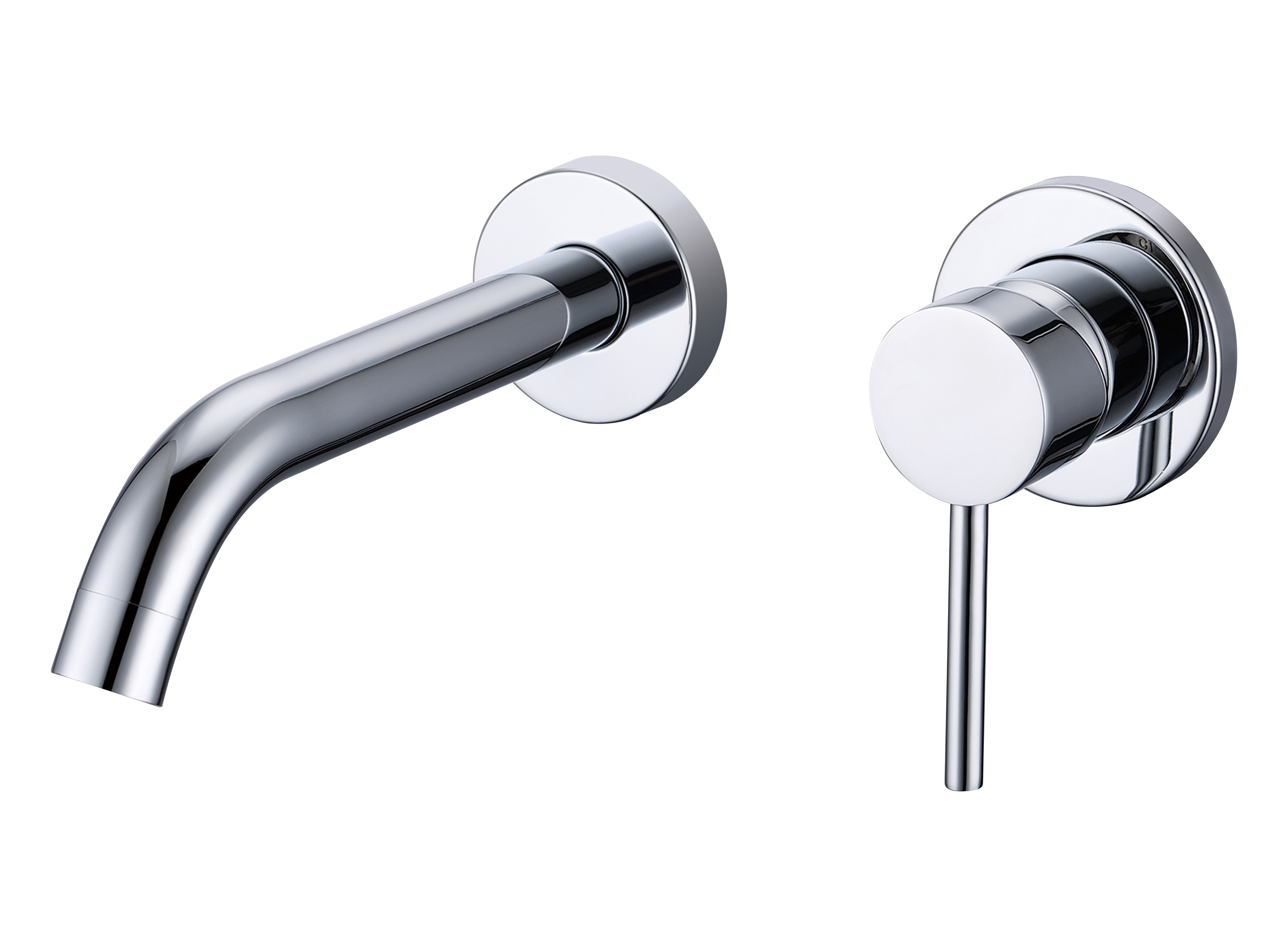 Best-Design Chrome "Otto" inbouw-wandmengkraan