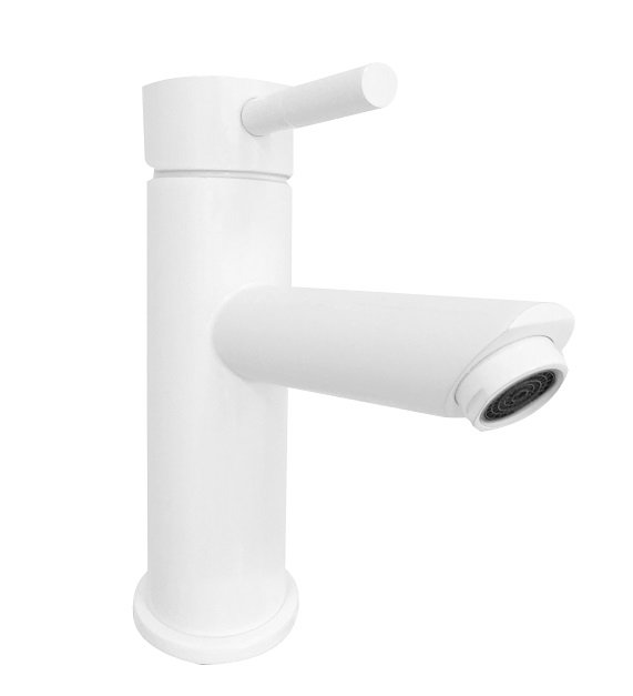 Best-Design "Motion-White" wastafelmengkraan RVS mat-wit