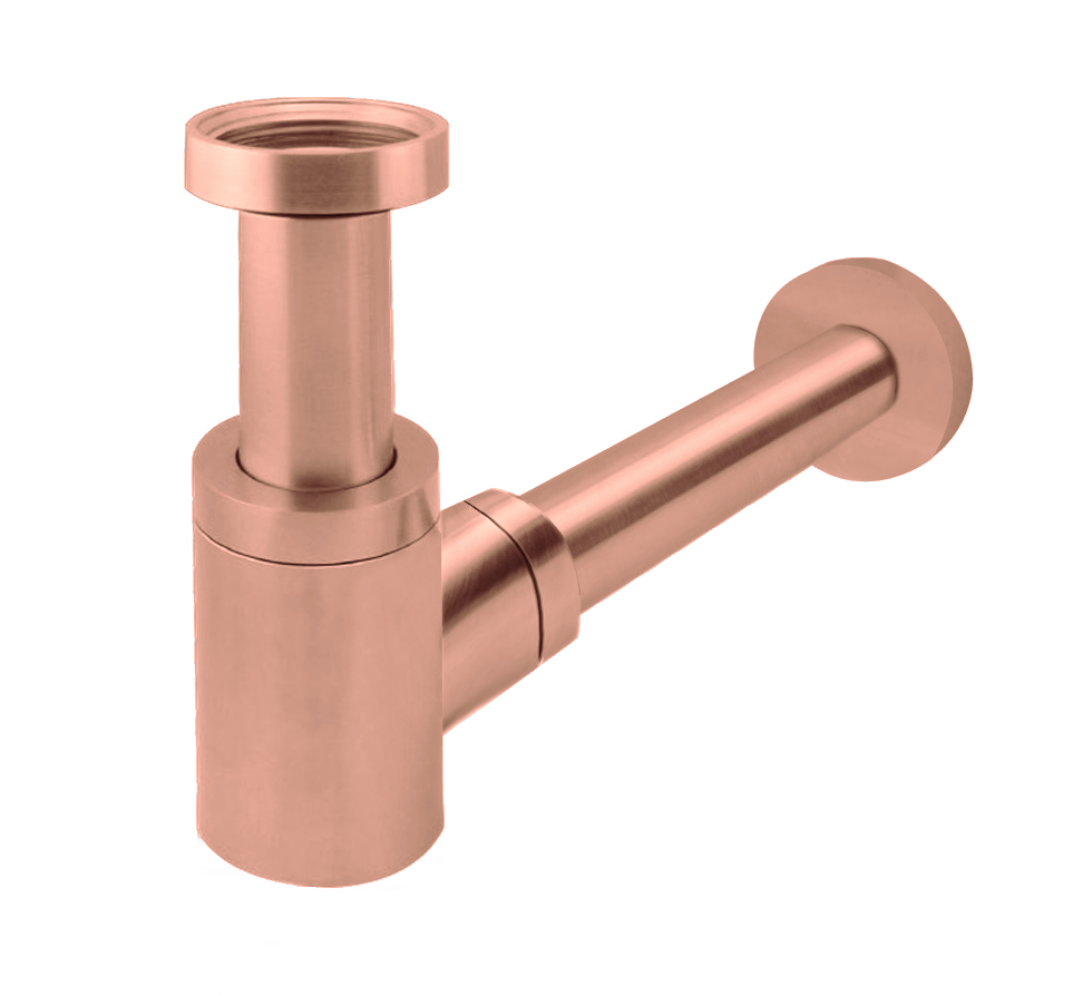 Best-Design "Lyon" mini-sifon 5/4" x 32 mm Rosé-Mat-Goud
