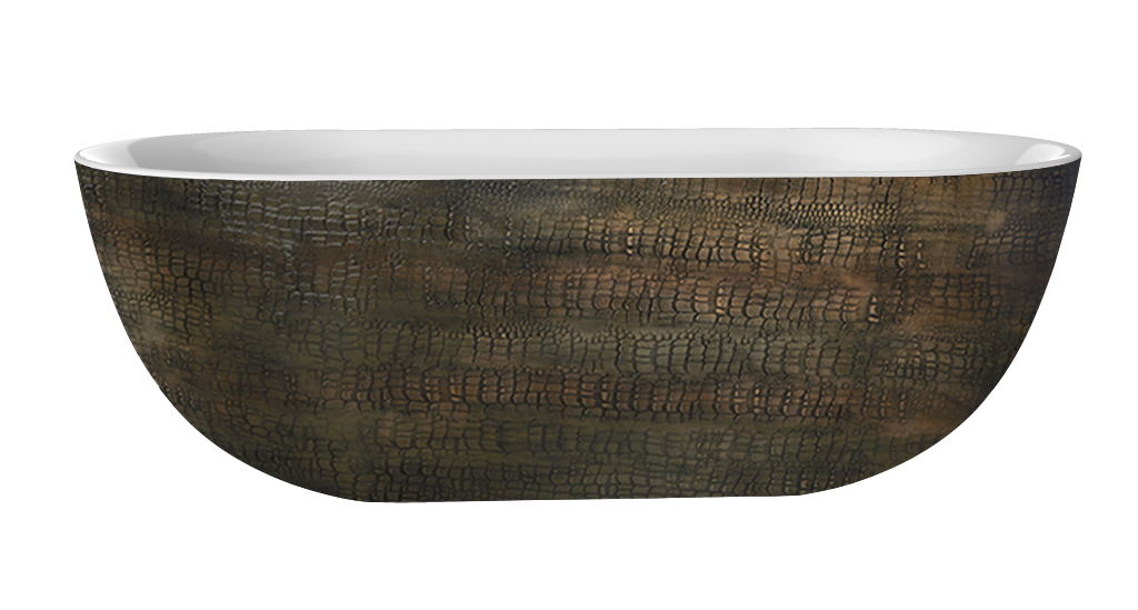 Best-Design "Color-Croco-Second" vrijstaand bad 180x86x60cm