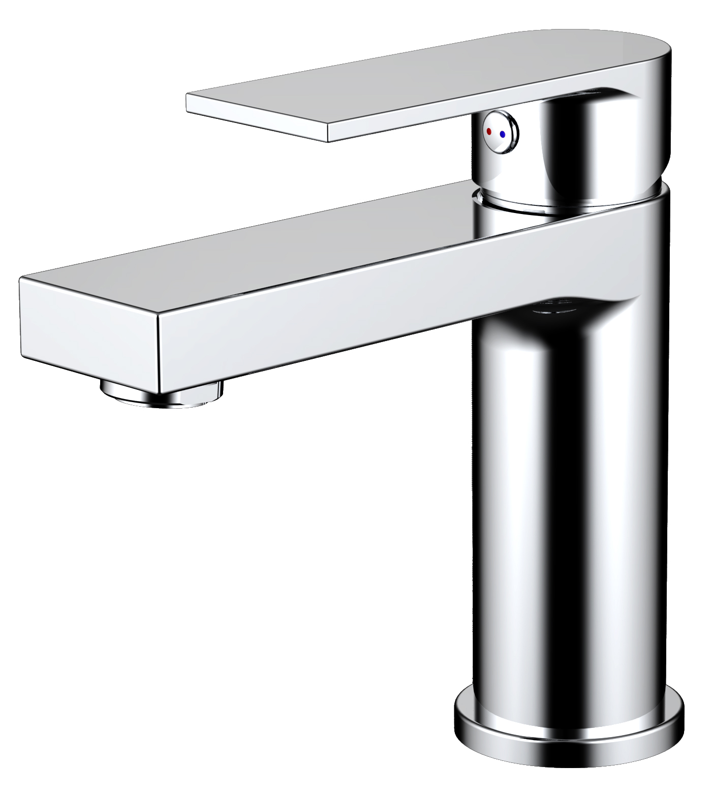 Best-Design Chrome "Spree" wastafelmengkraan