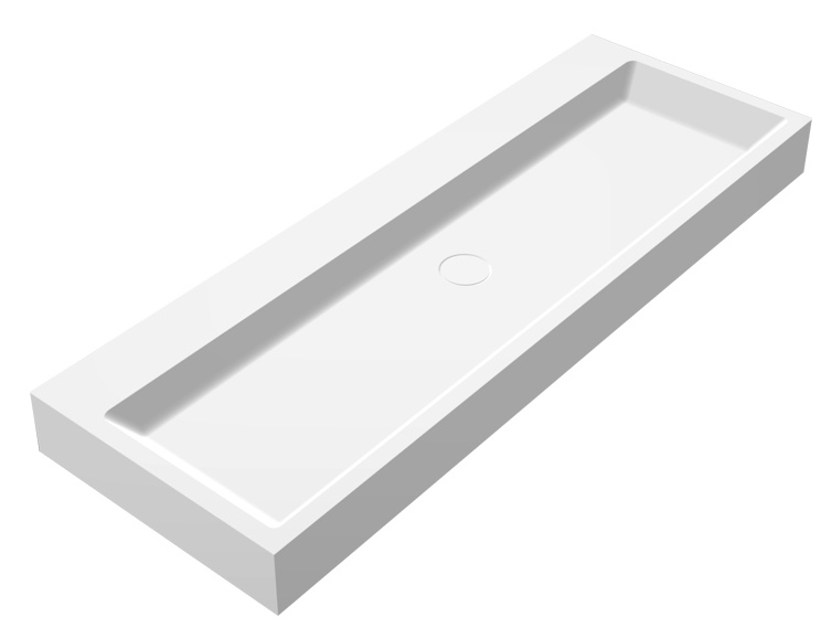 Best-Design "Opera-120" wastafel "Just-Solid" 120x50x11cm