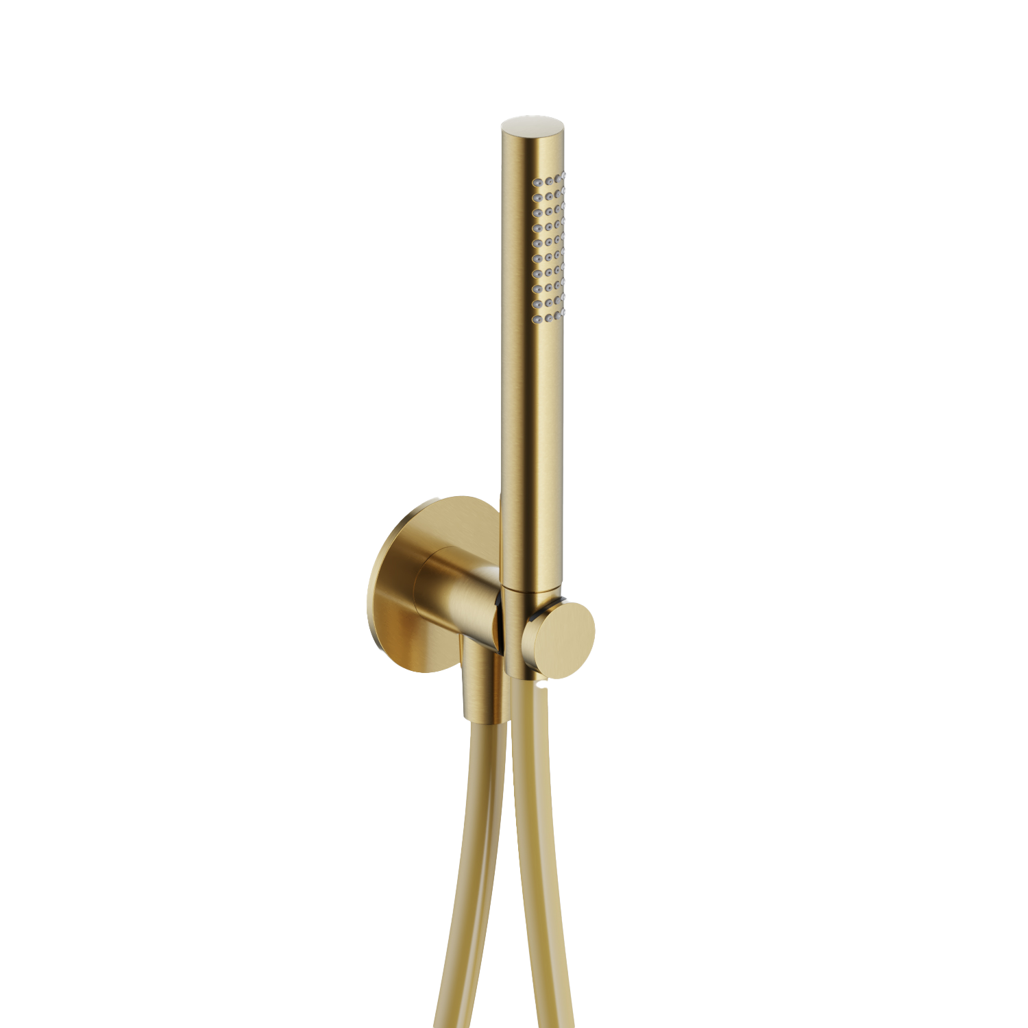 Handdouche met wandsteun Ace AC440 — Geborsteld messing PVD