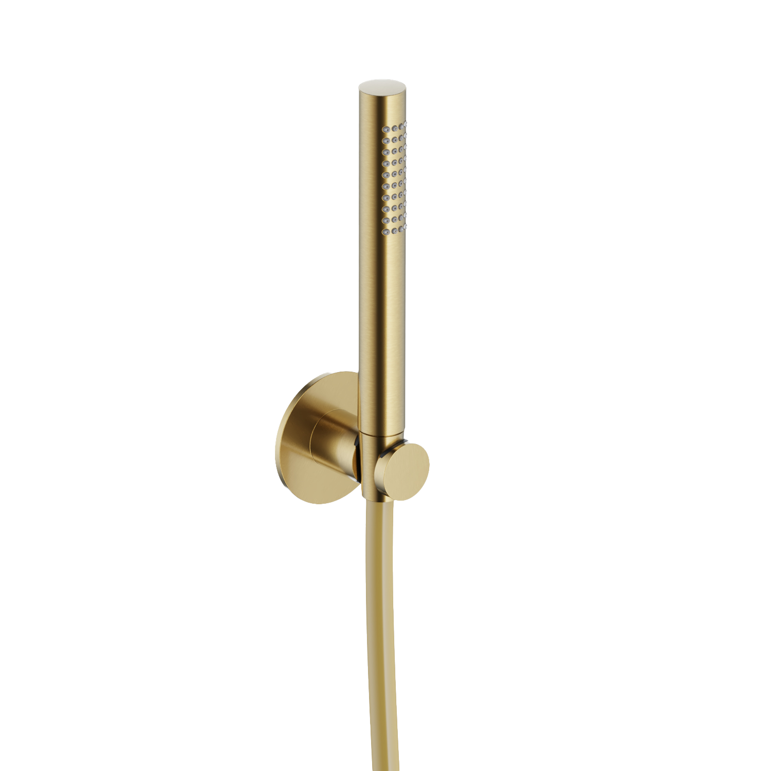 Handdouche met wandsteun en doucheslang Ace AC443 — Geborsteld messing PVD