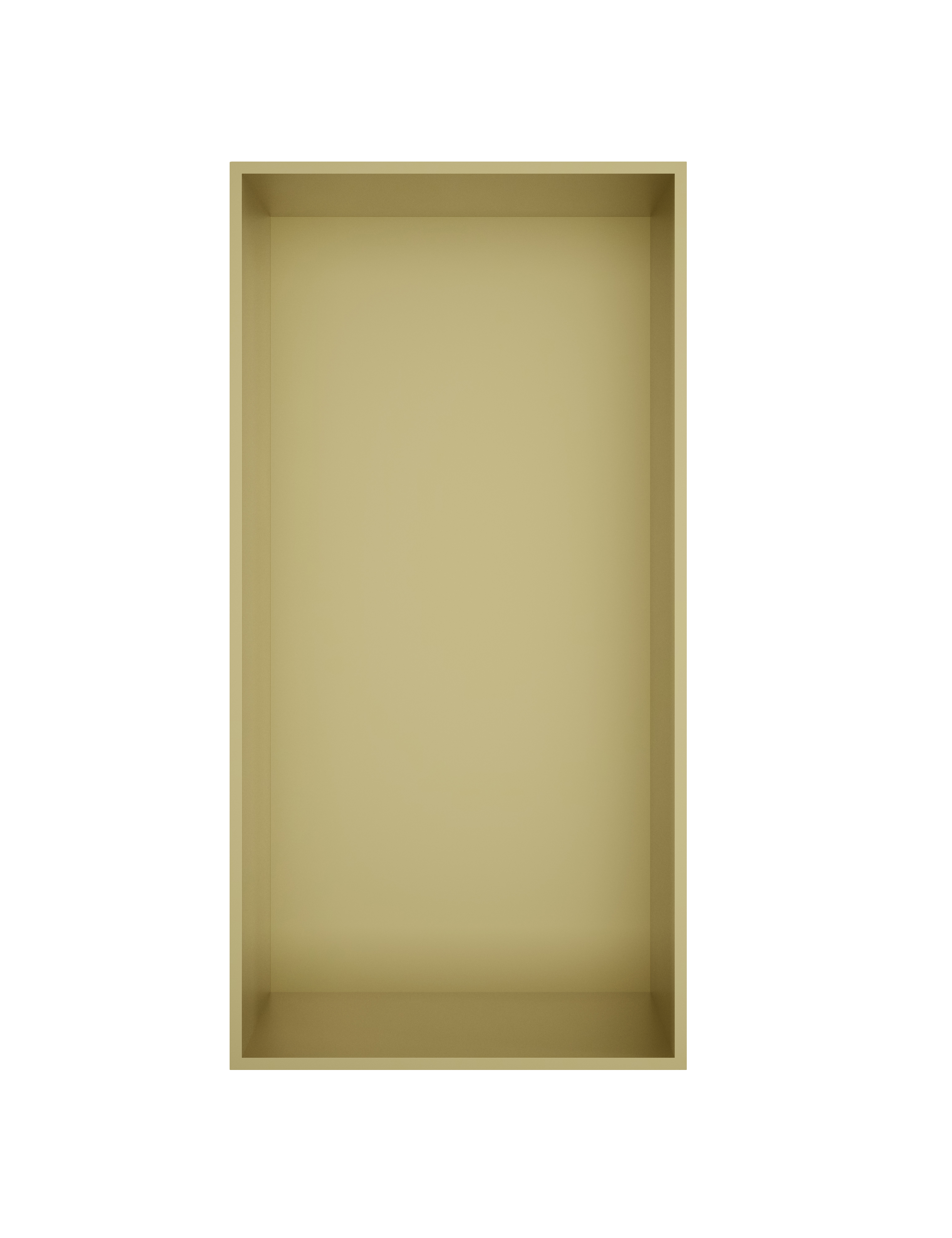 Inbouwnis 30x15x10cm frameless &More BOX015F — Geborsteld messing PVD