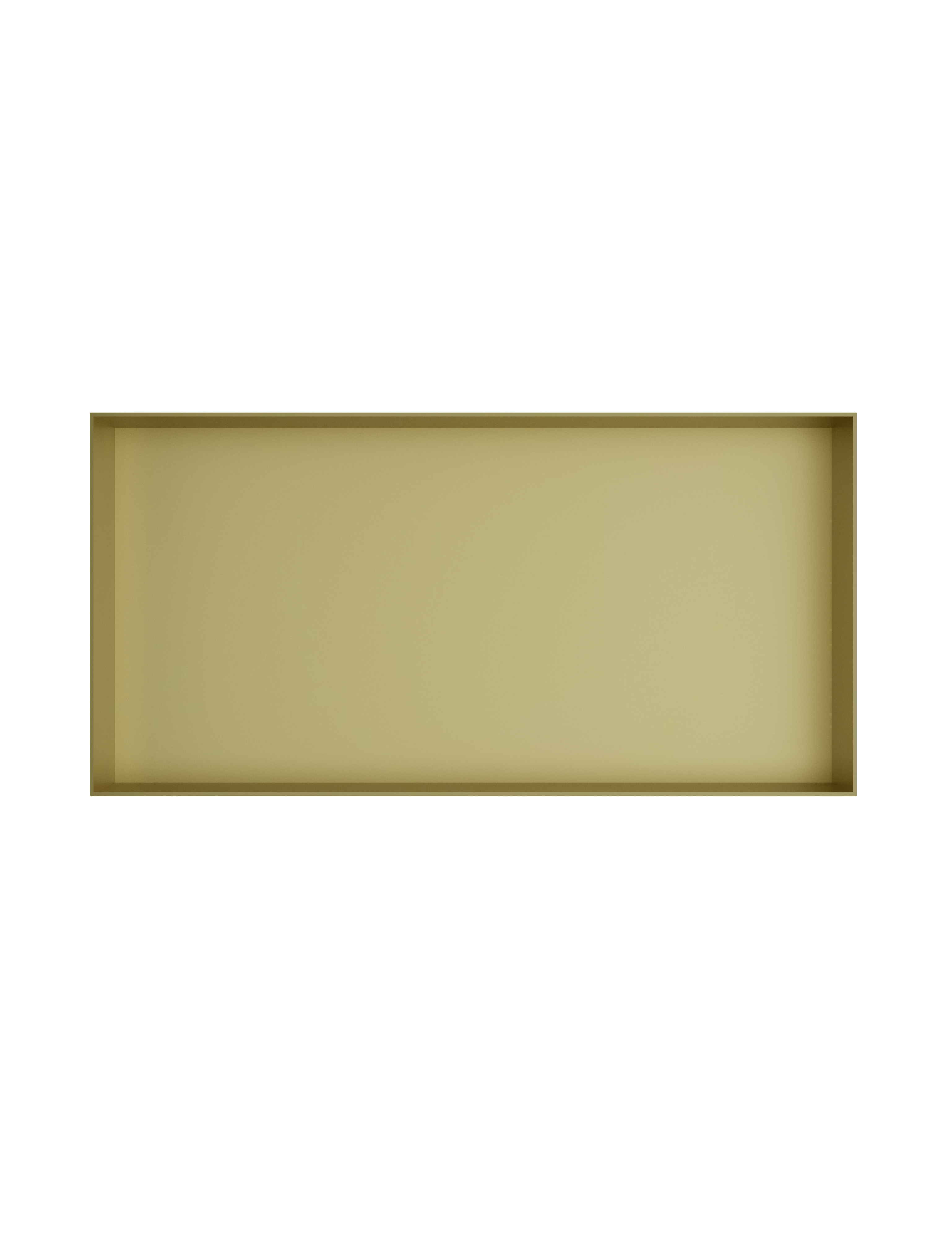 Inbouwnis 30x60x10cm frameless &More BOX060F — Geborsteld messing PVD
