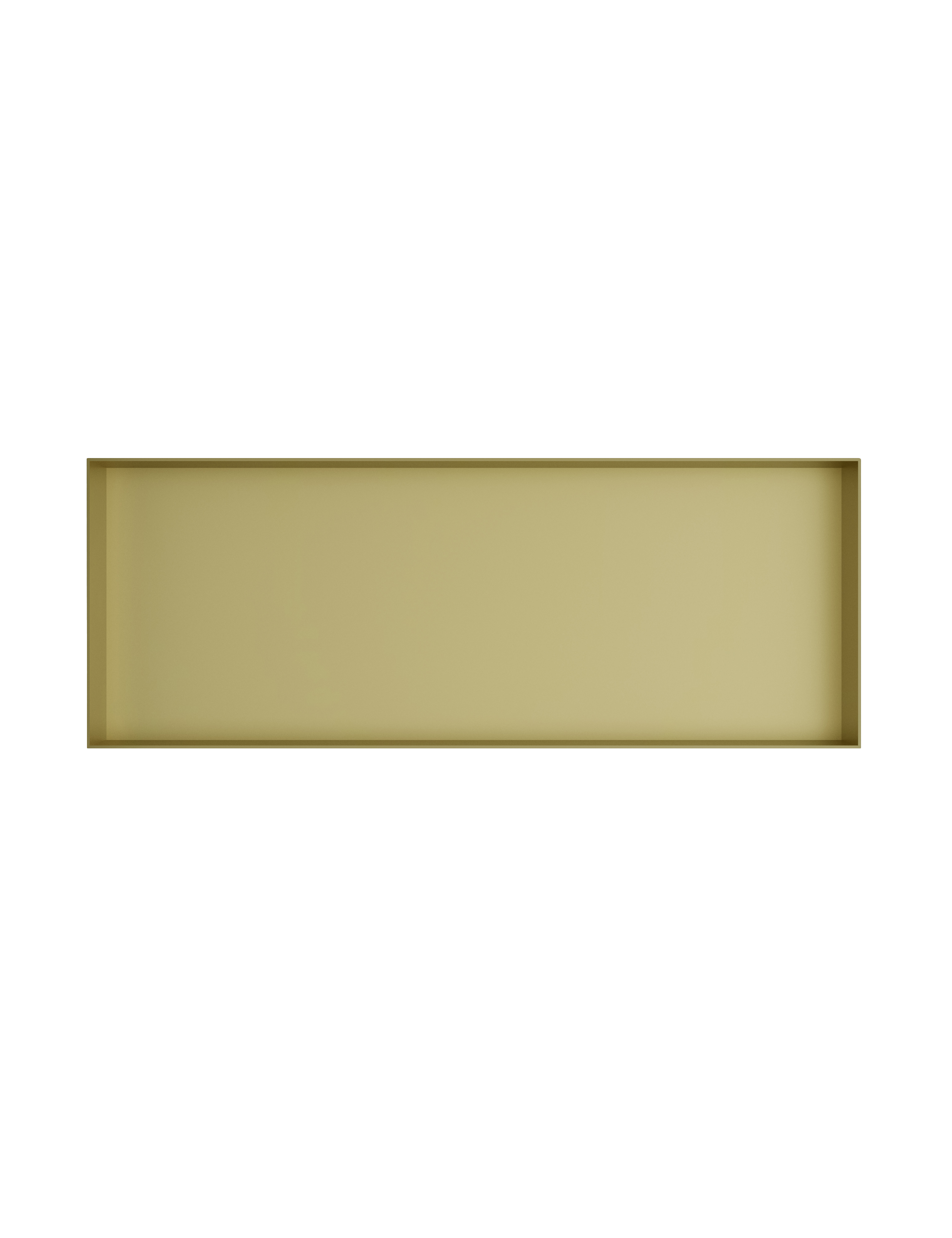Inbouwnis 30x80x10cm frameless &More BOX080F — Geborsteld messing PVD