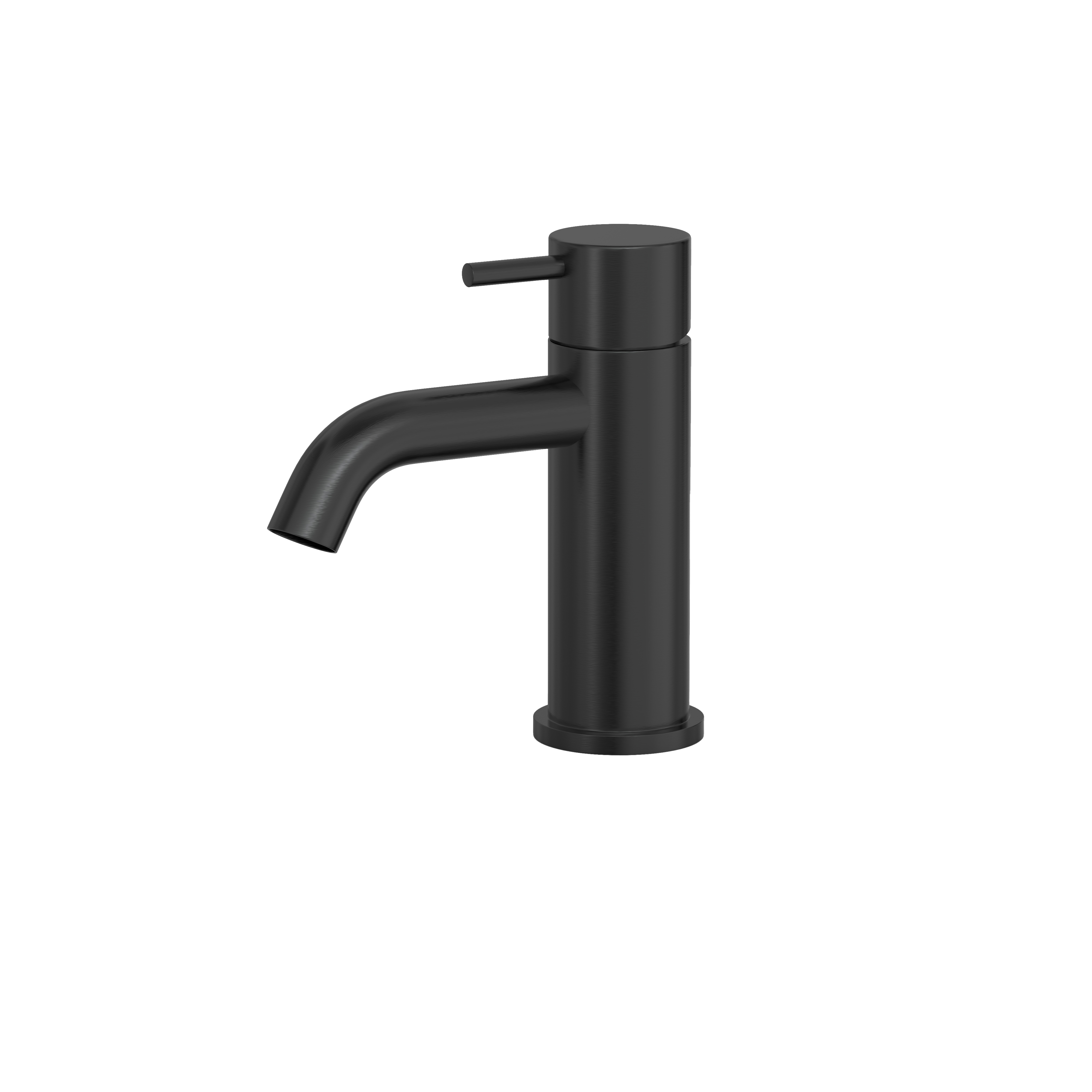 Wastafelmengkraan zonder waste Cobber CB003C — Geborsteld zwart PVD