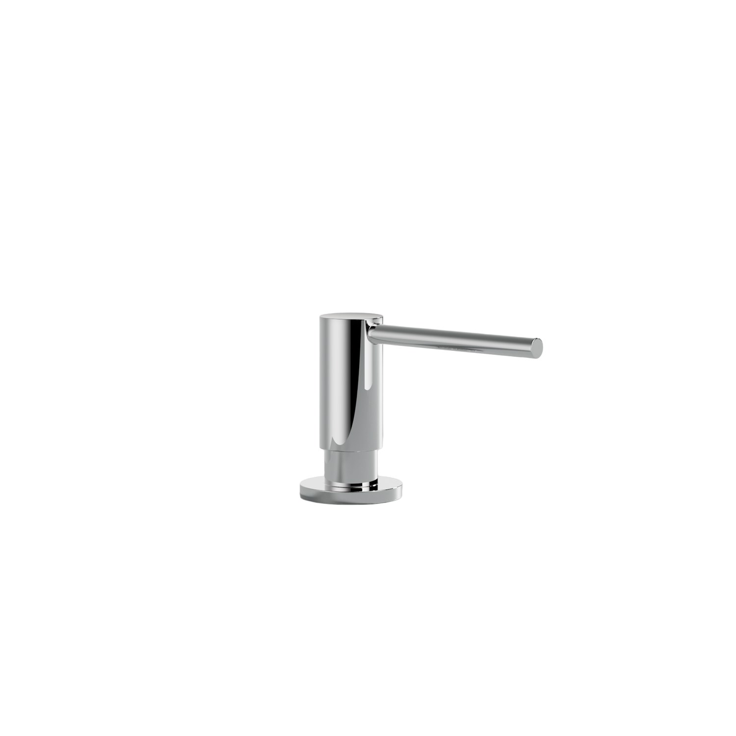 Inbouwzeepdispenser Cobber CBA21 — Gepolijst zwart PVD