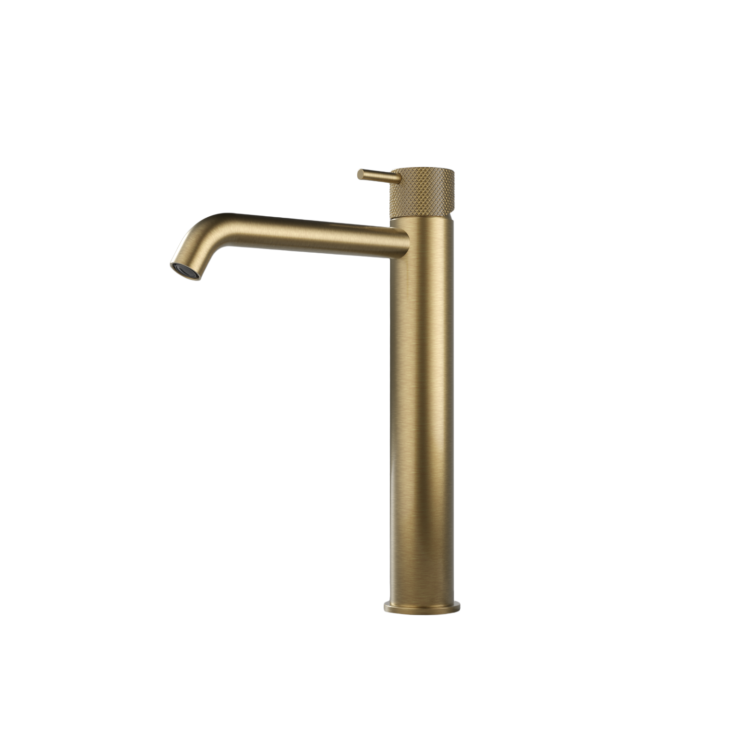Wastafelmengkraan hoog zonder waste Cobber X CX003HC — Geborsteld messing PVD