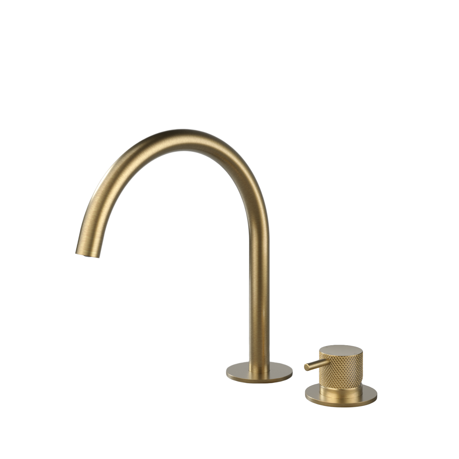 Wastafelmengkraan 2 gats Cobber X CX023 — Geborsteld messing PVD