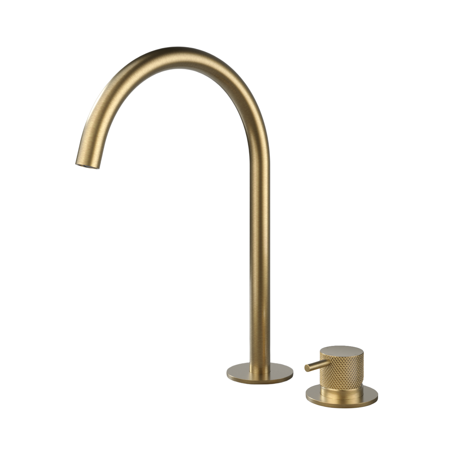 Wastafelmengkraan 2 gats Cobber X CX023H — Geborsteld messing PVD