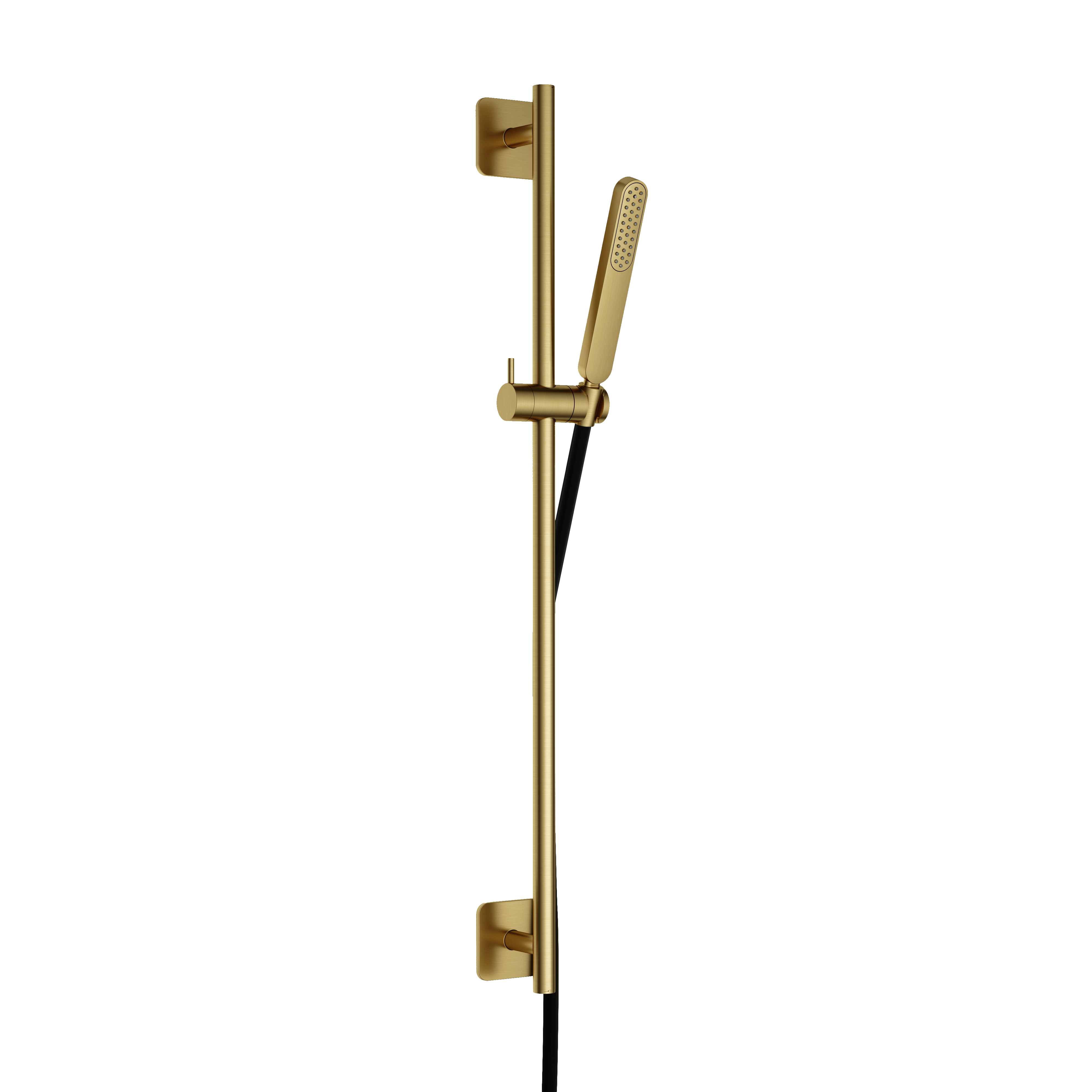Glijstang 100 cm met doucheslang en handdouche Gal GL309 — Geborsteld messing PVD
