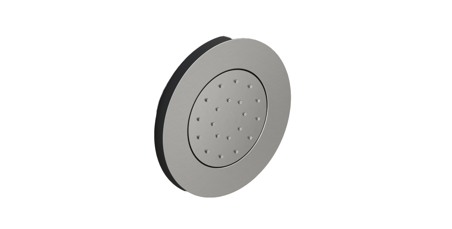 Inbouw bodyjet rond Mate M130 — Chroom